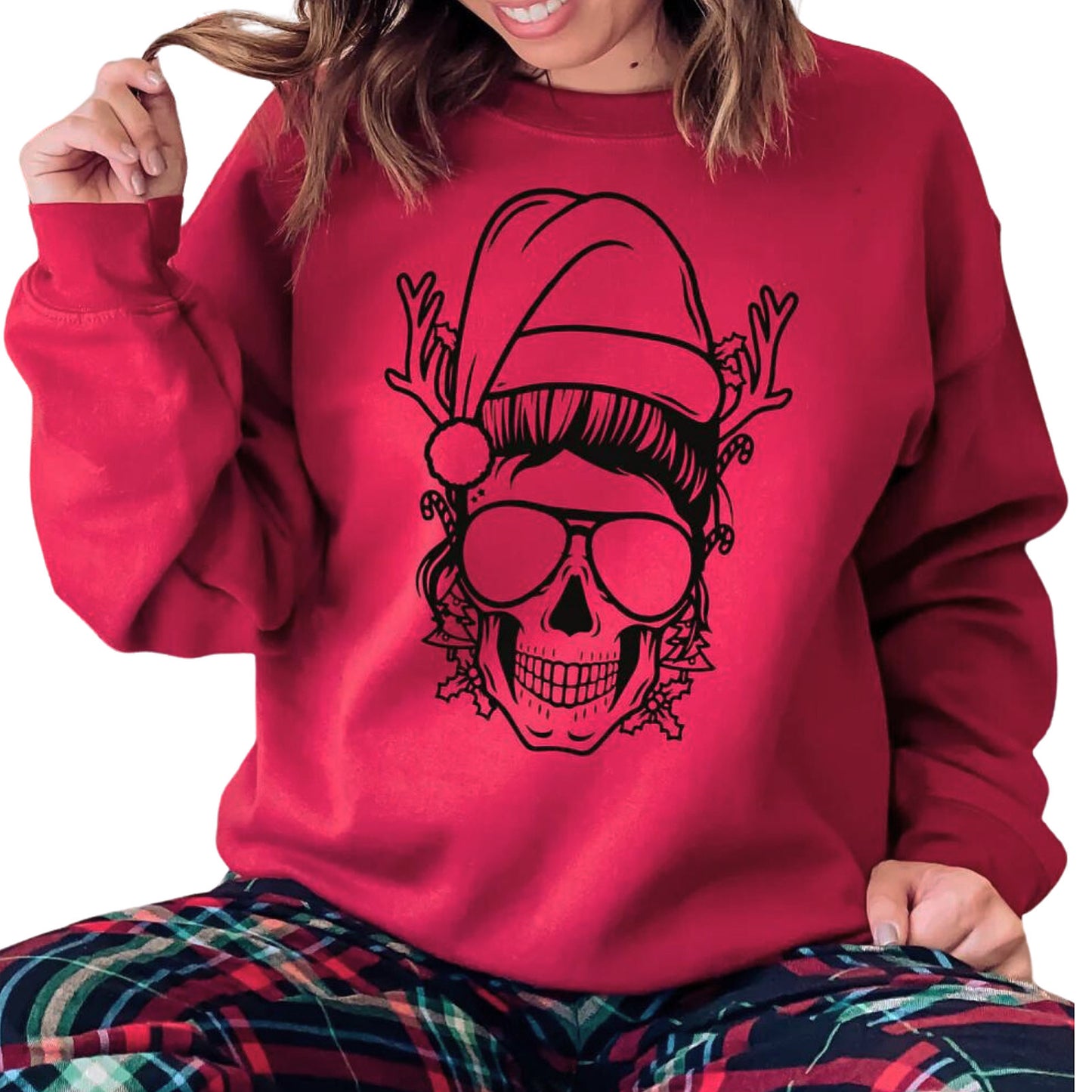 Santa Skull - MADE TO ORDER