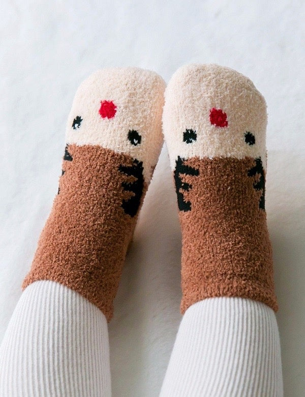 Kids Reindeer Socks