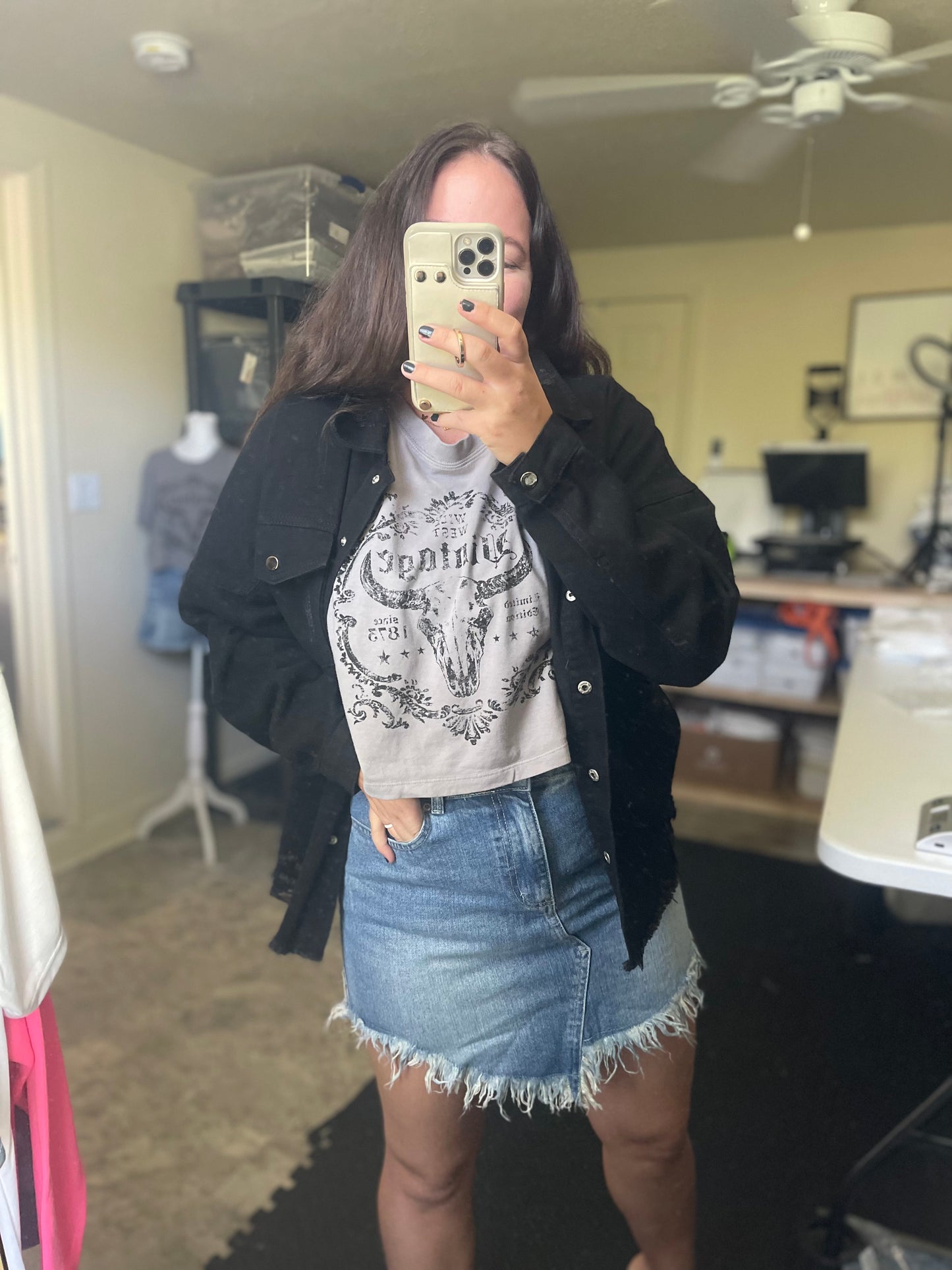 Vintage Cowgirl Crop