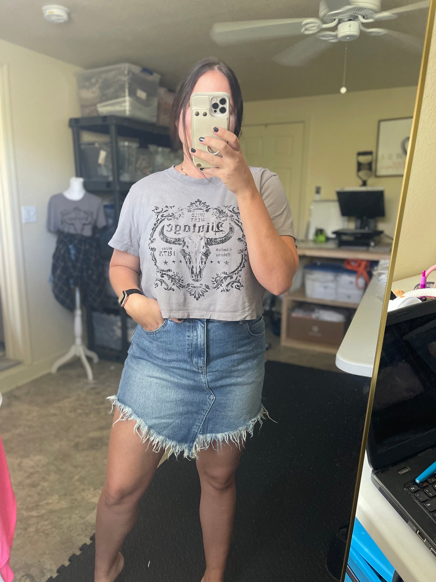 Vintage Cowgirl Crop
