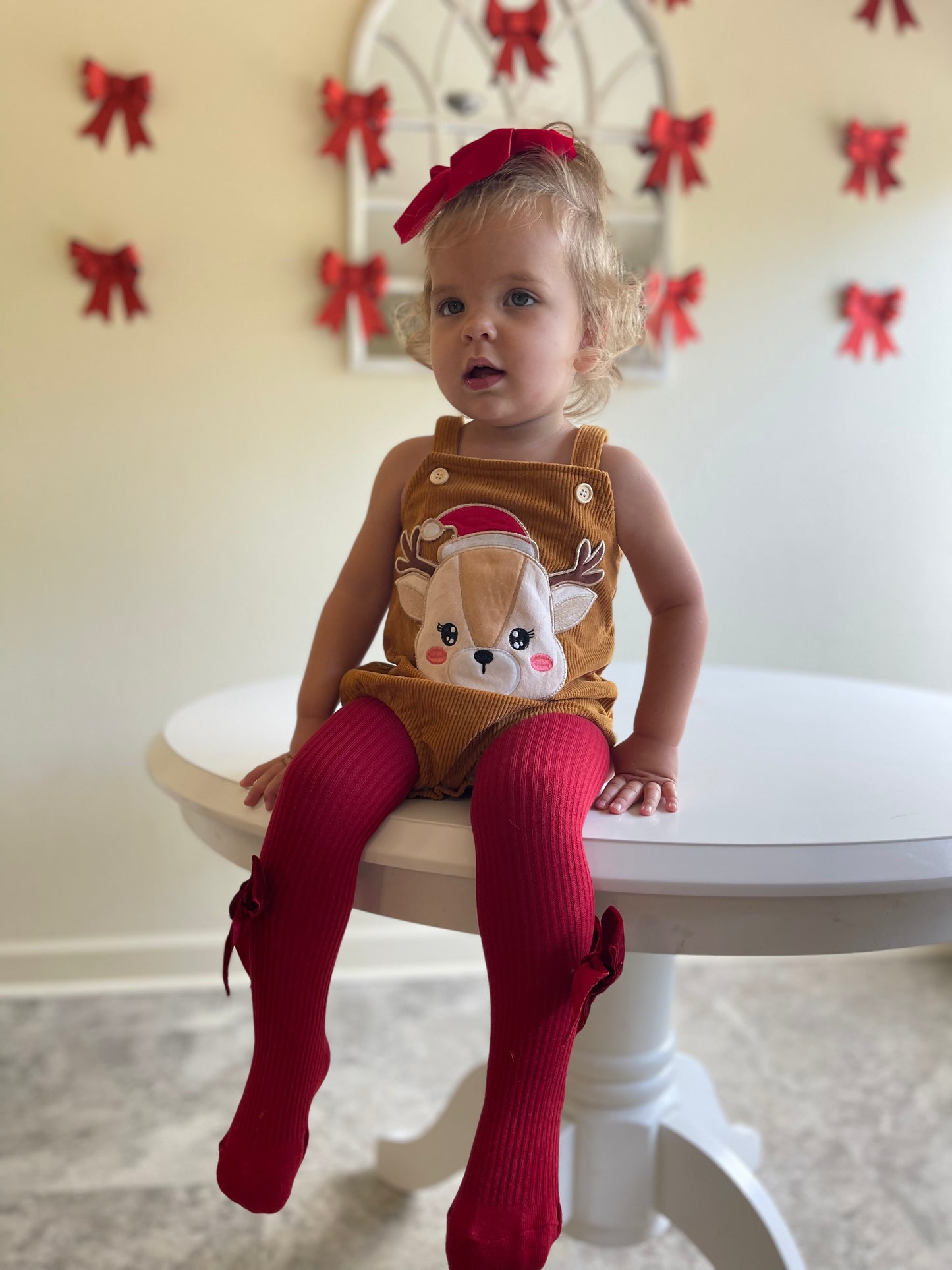 Red Ribbon Tights