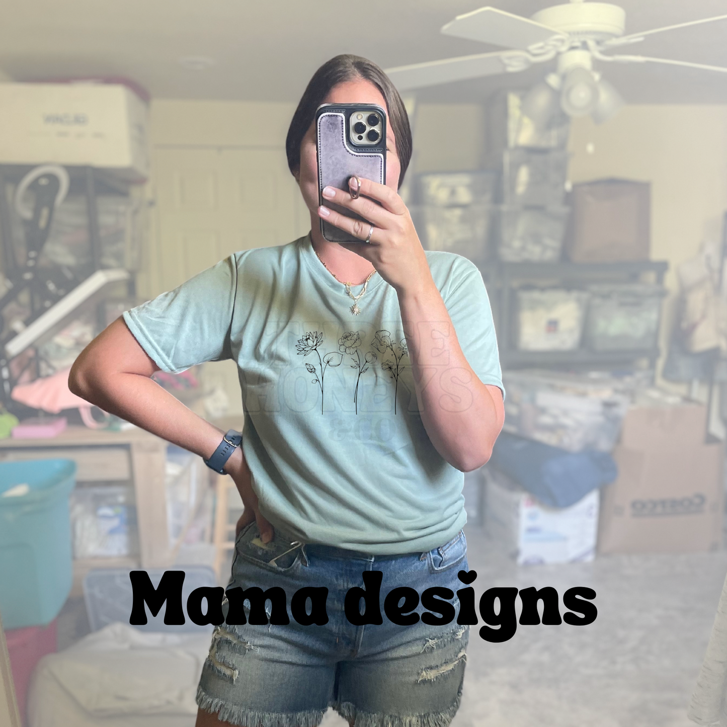 SHIRTS - Mothers Day Birth Flower - (MADE TO ORDER)