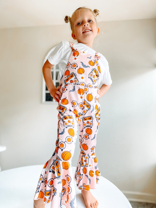 Retro Pumpkin Jumpsuit