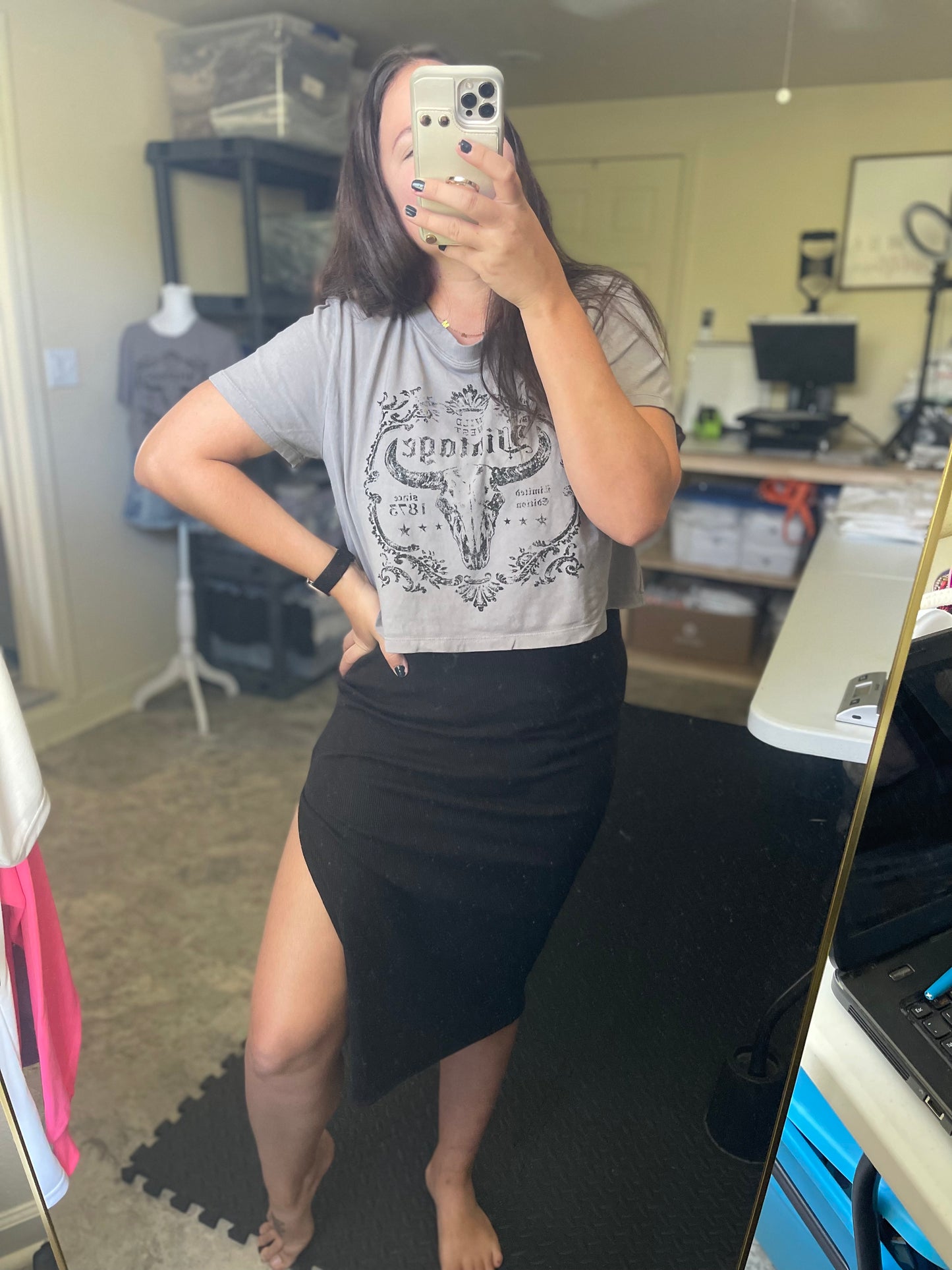 Vintage Cowgirl Crop