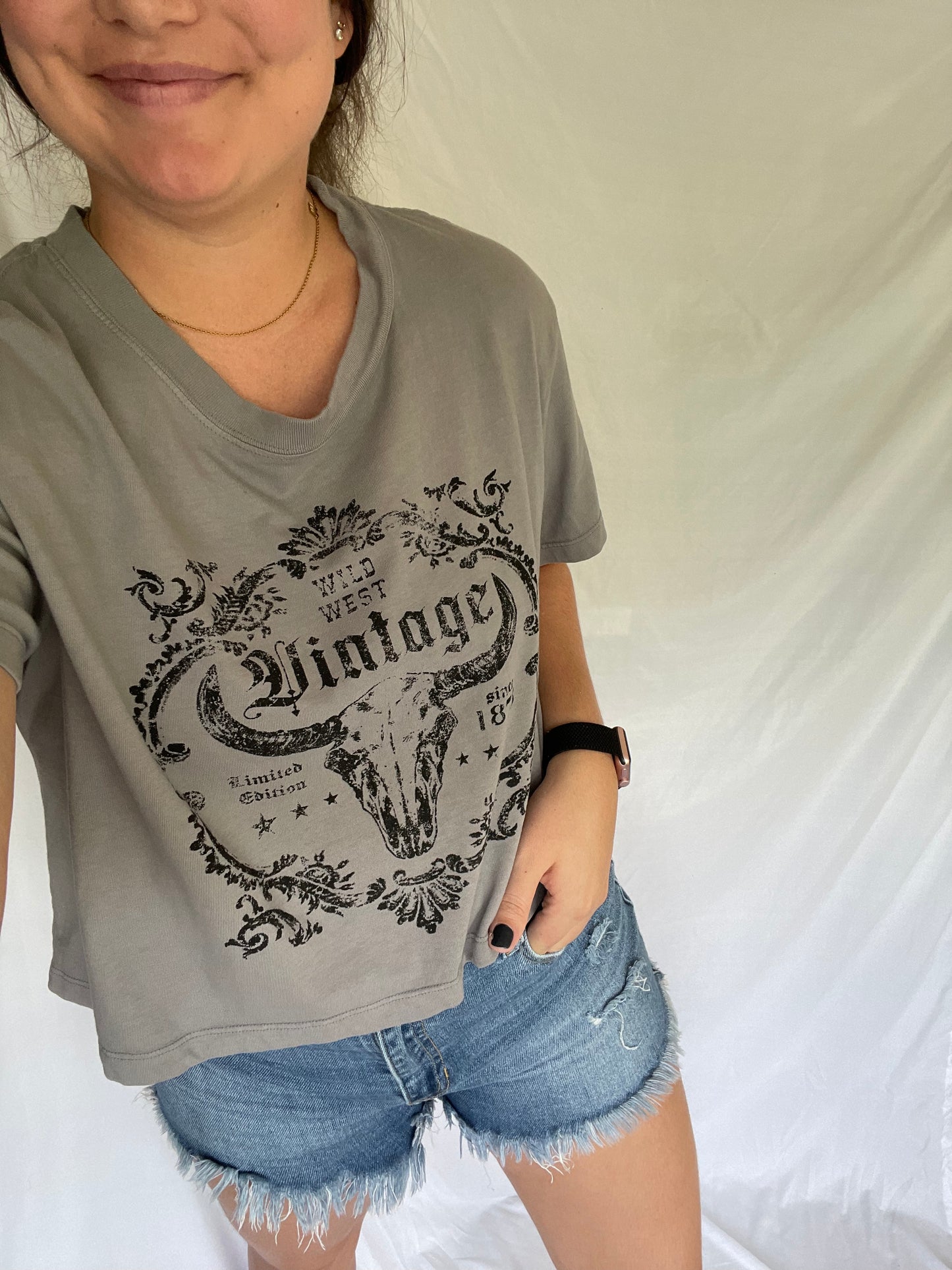 Vintage Cowgirl Crop