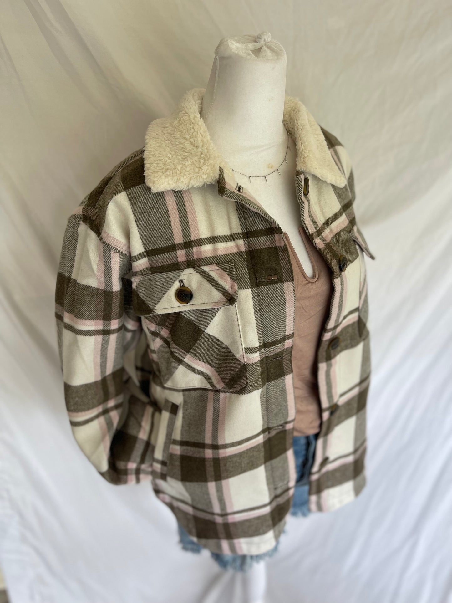 Cozy Fleece Flannel Jacket