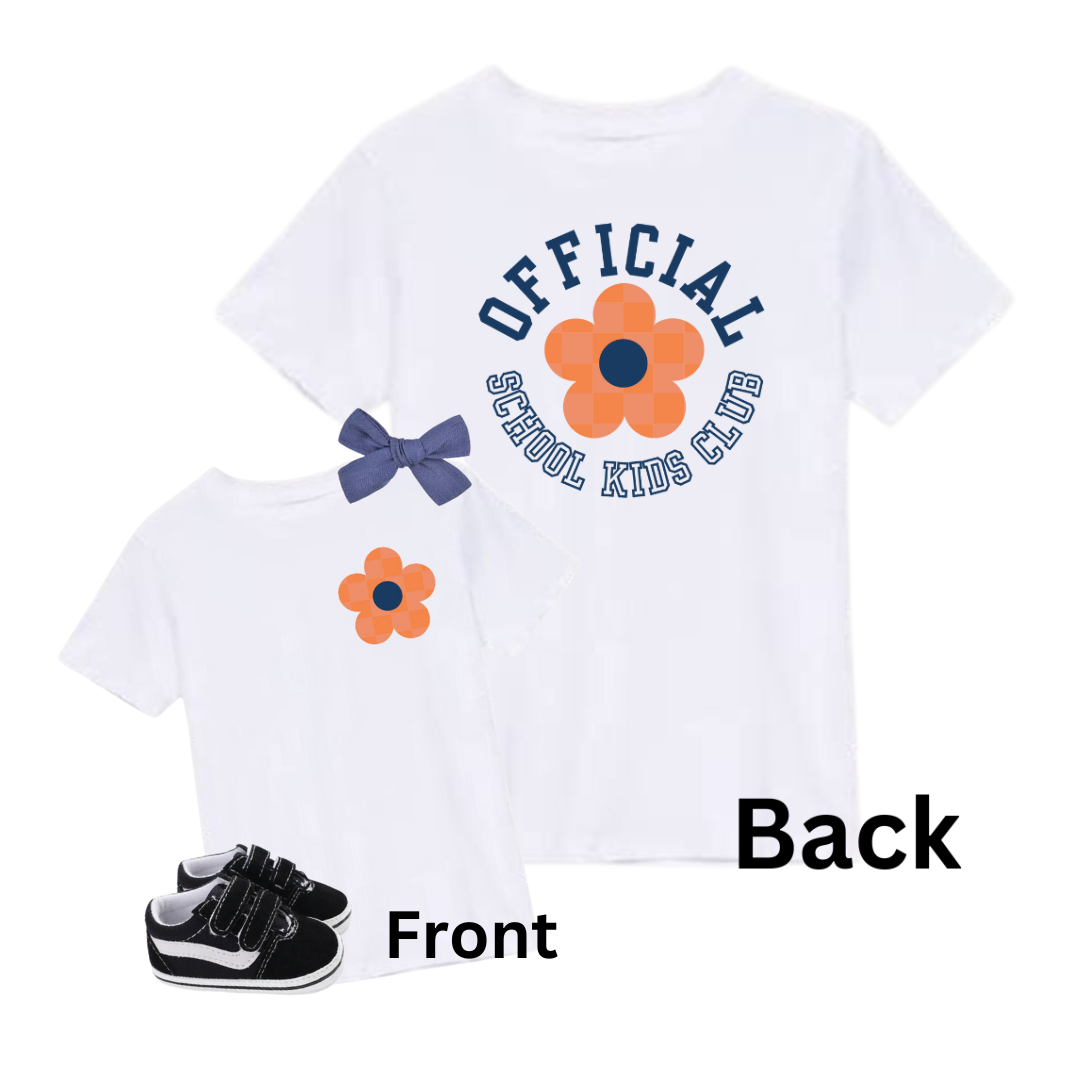 OFFICIAL SCHOOL KID -FLORAL - (MADE TO ORDER!)
