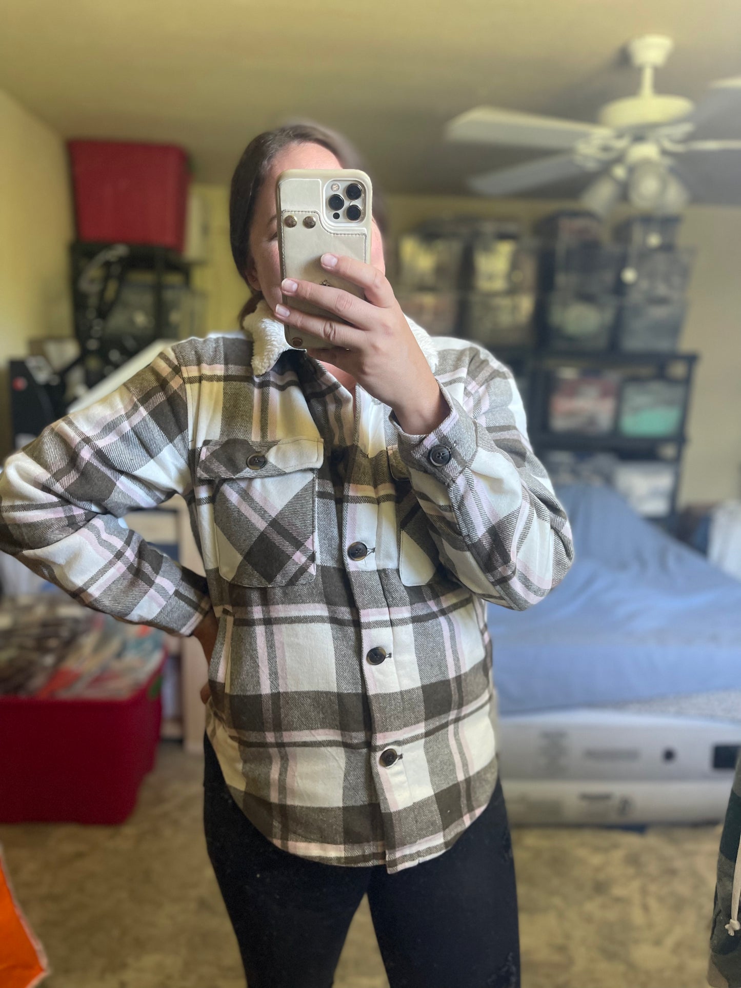 Cozy Fleece Flannel Jacket