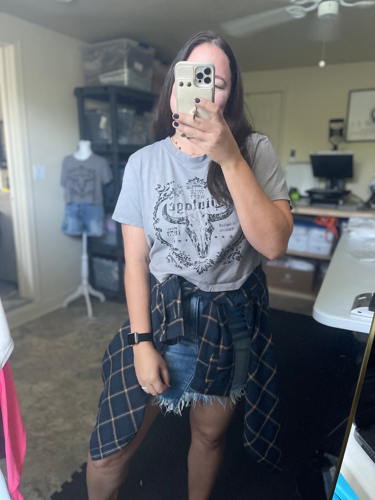 Vintage Cowgirl Crop