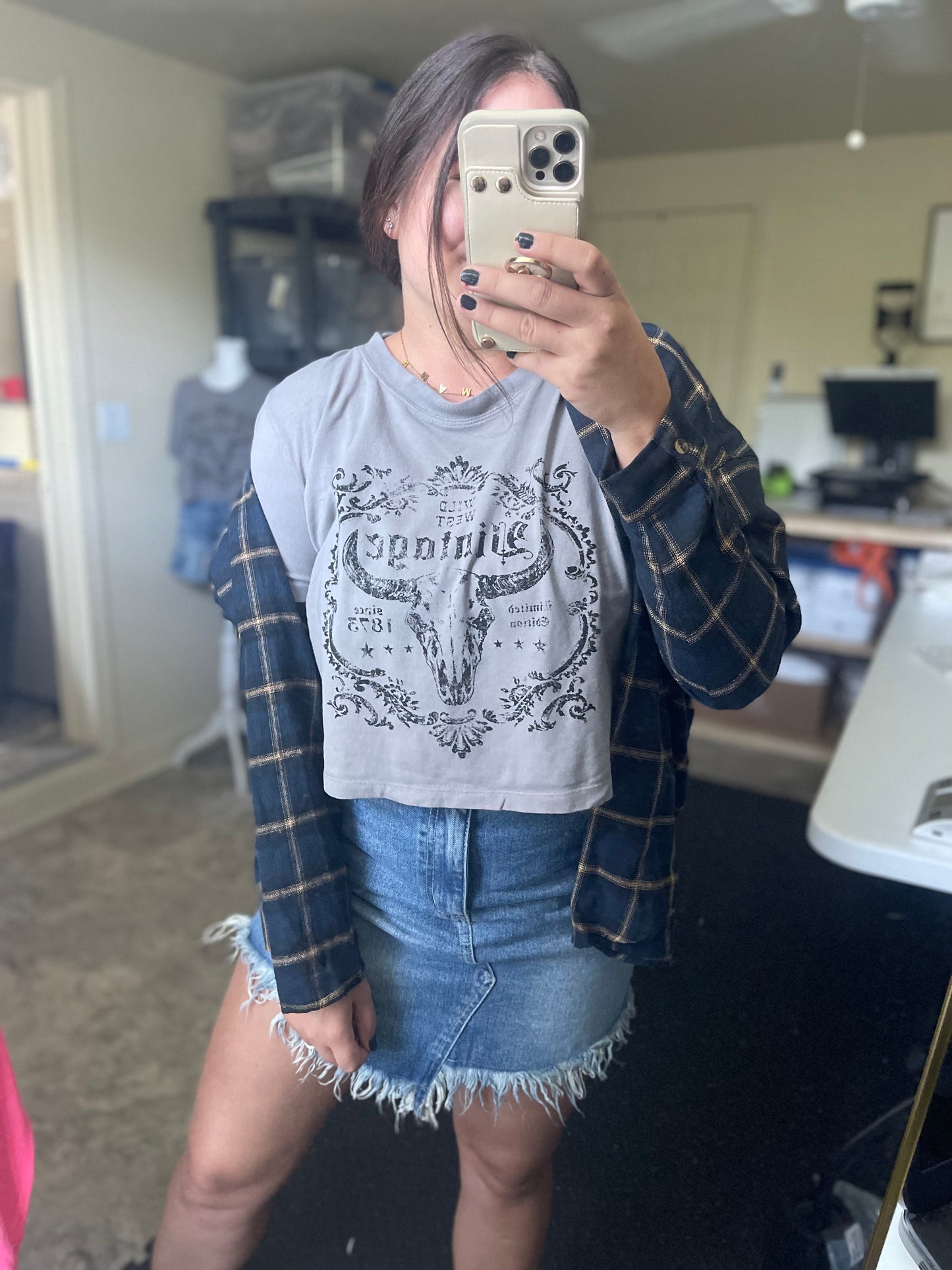 Vintage Cowgirl Crop