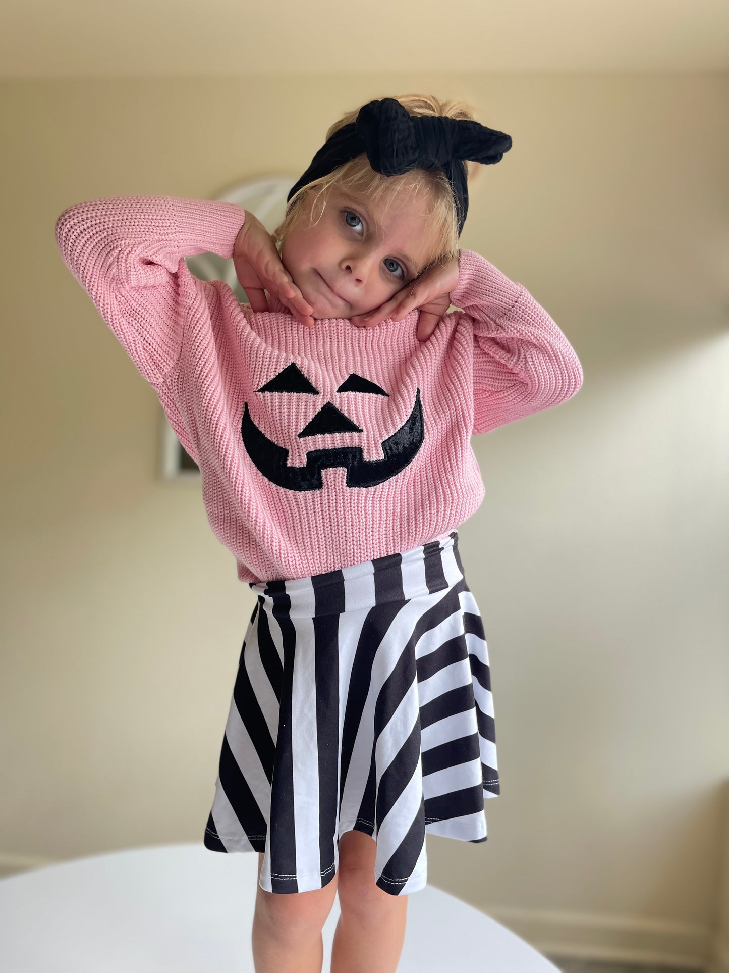 Pumpkin Sweater - Pink