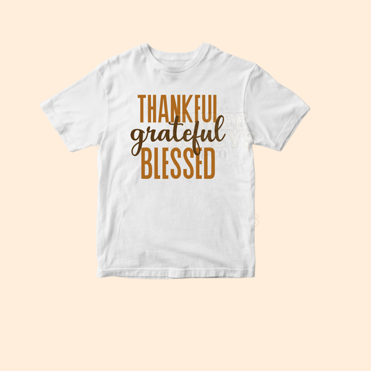 Thankful and grateful - (MADE TO ORDER!)