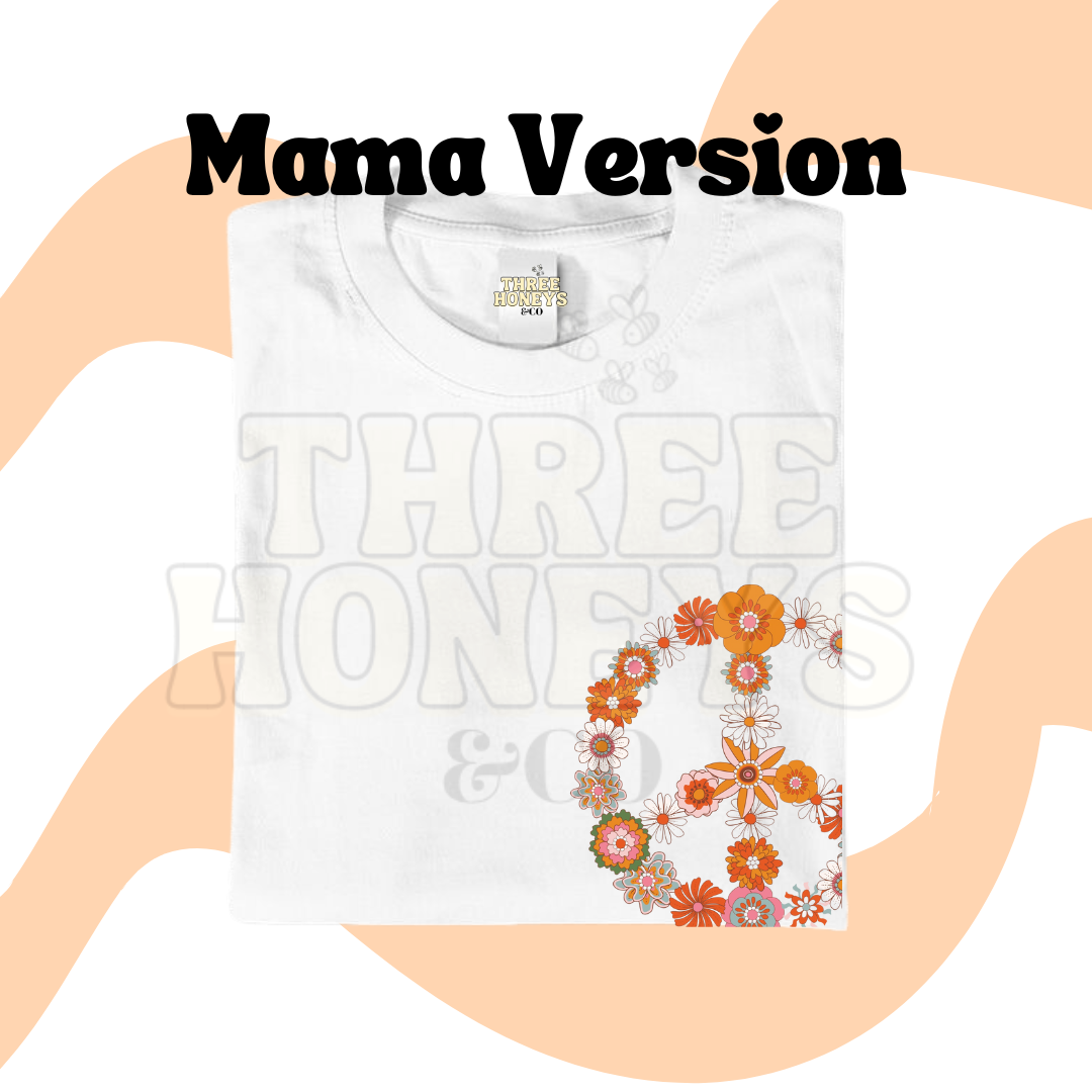 Peace Floral - (MADE TO ORDER!)