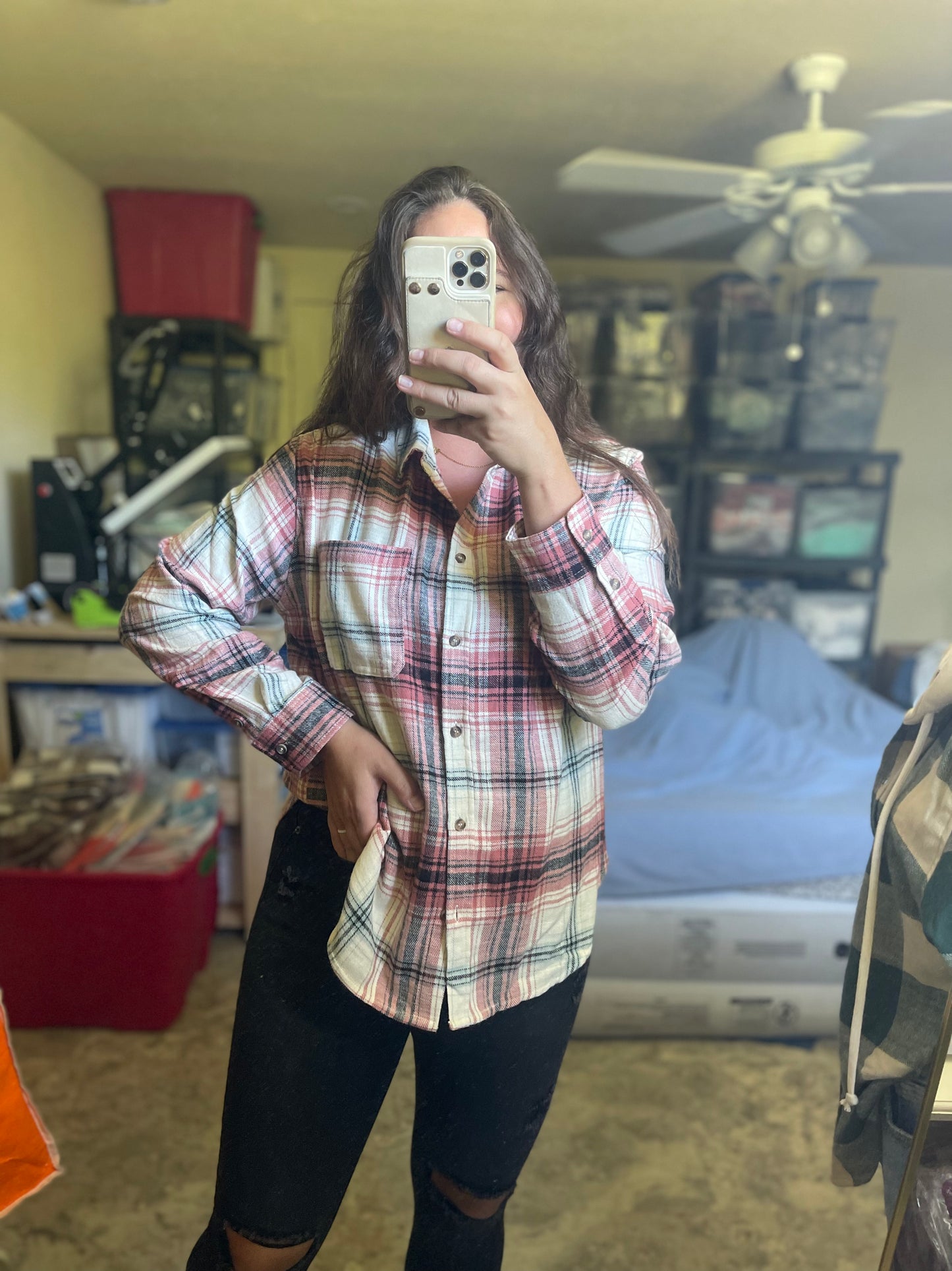 Traditional Rose Flannel