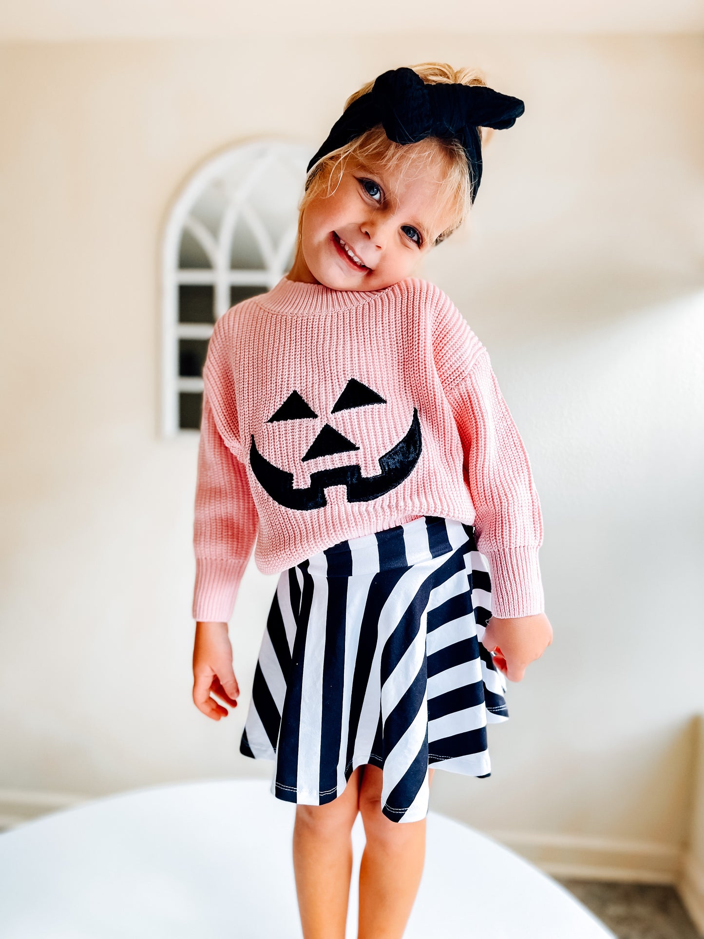 Pumpkin Sweater - Pink
