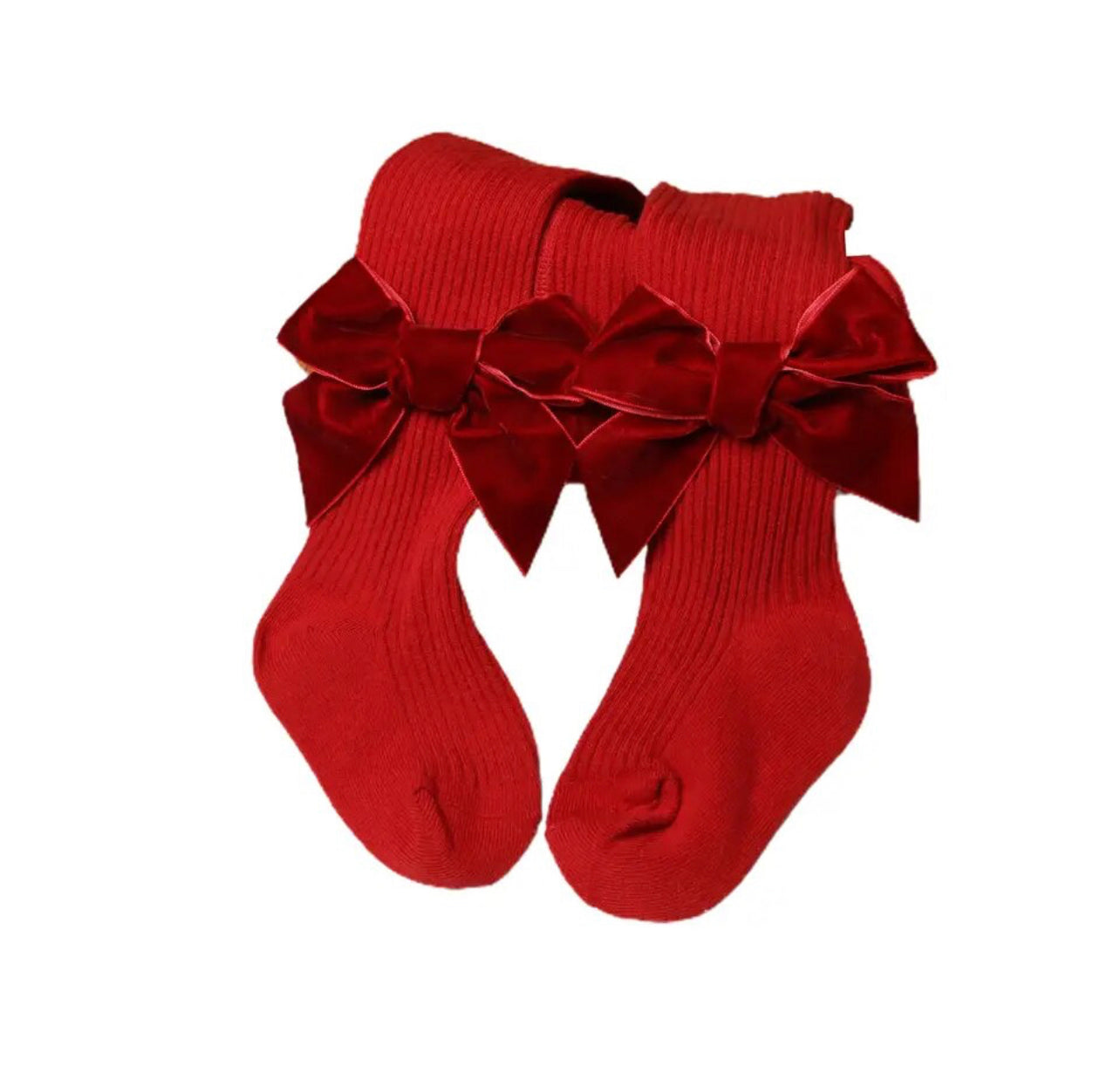 Red Ribbon Tights