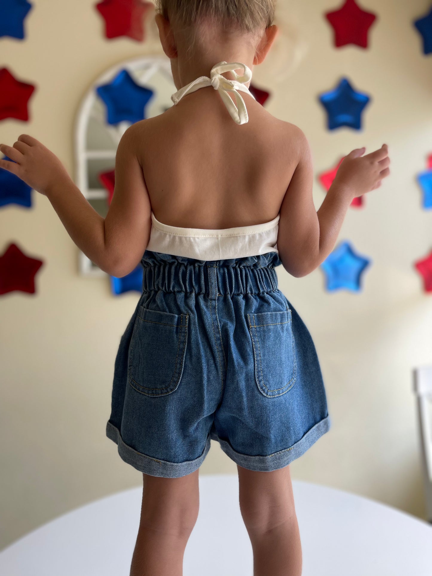 PaperBag Shorts - light wash
