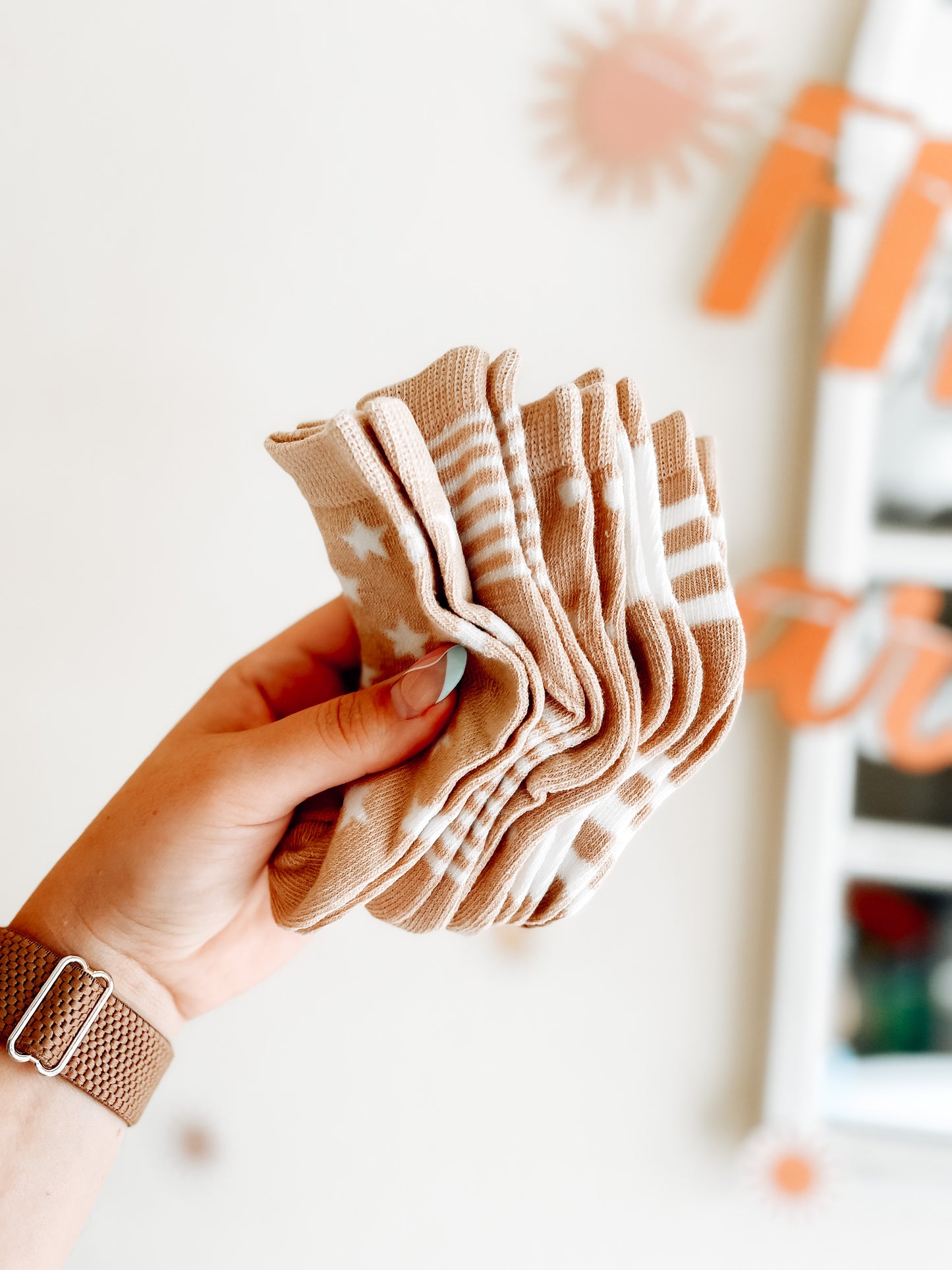 Cream Sock Bundle