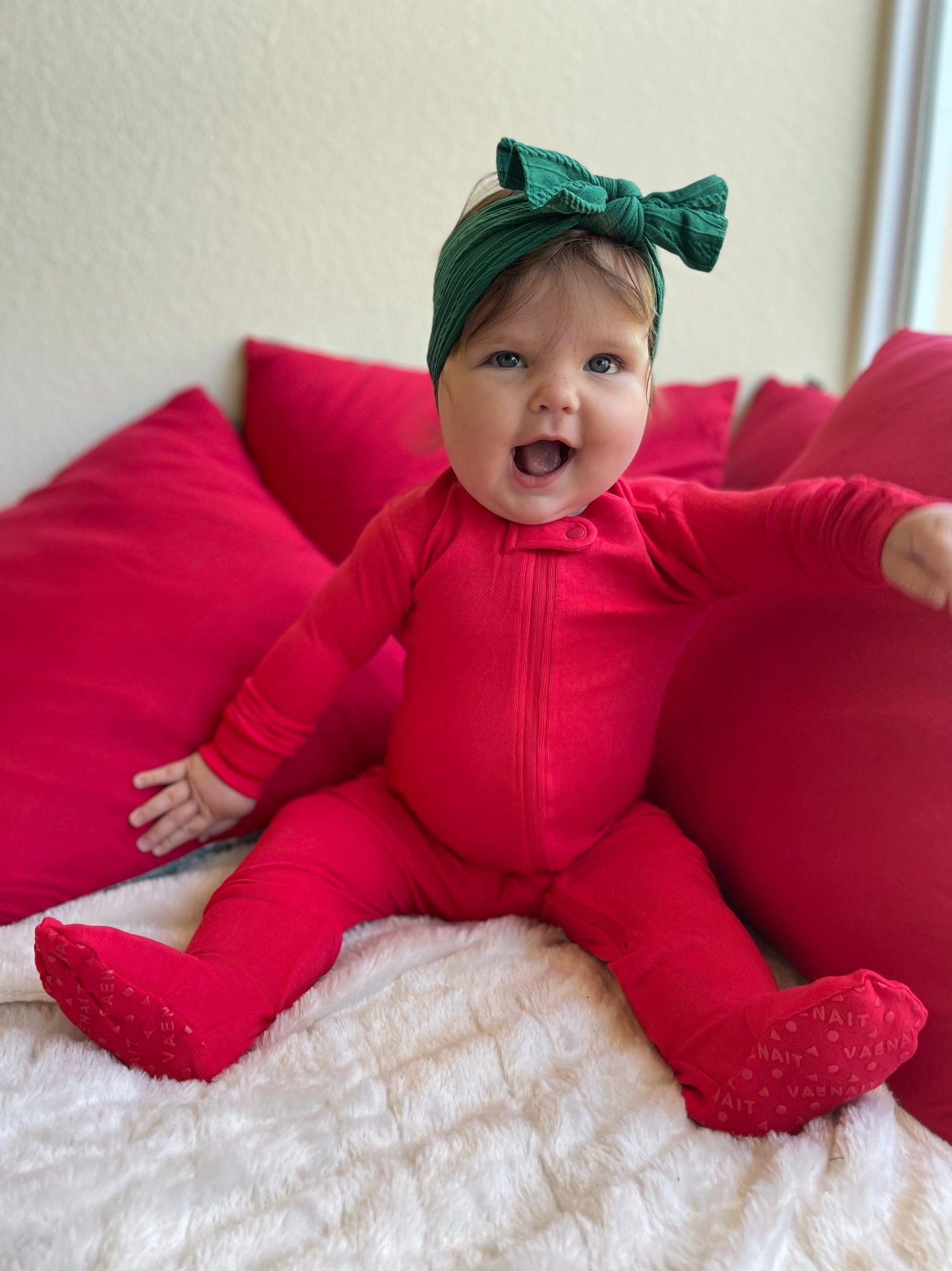 Long Sleeve Footies Jammies - Holly