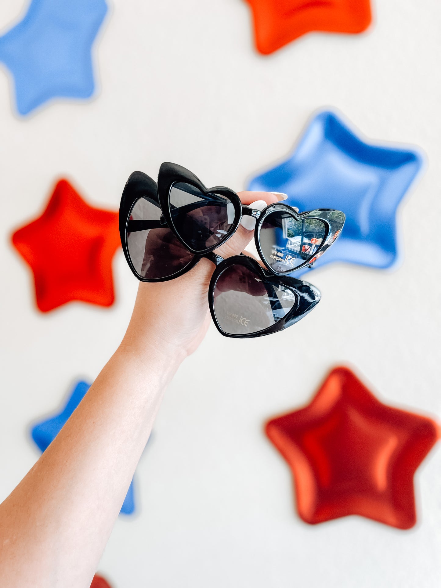 Retro Heart Sunnies - MAMA & MINI - Black