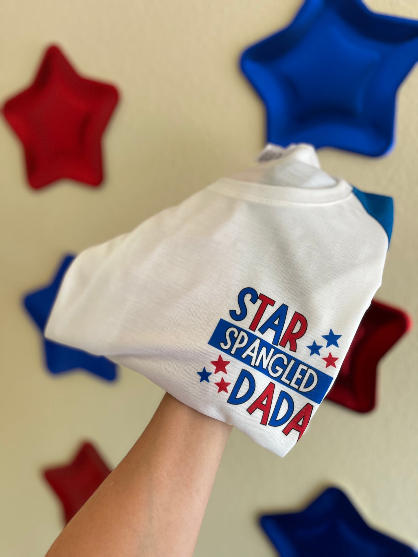 Star Spangled - MAMA / DADA - (MADE TO ORDER!)