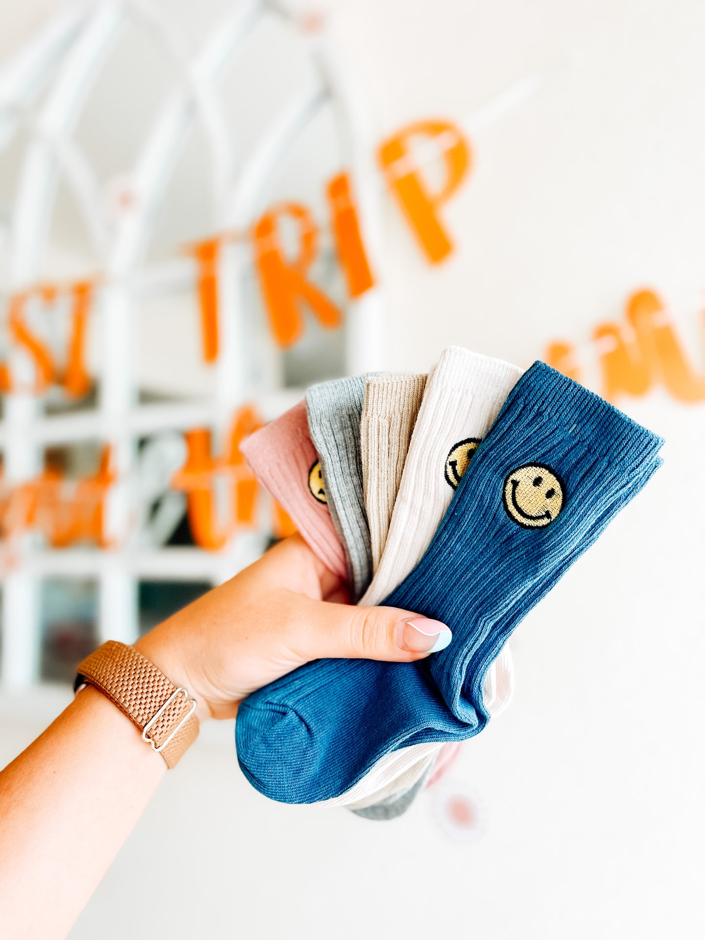 Smile Socks - Pop Of Color