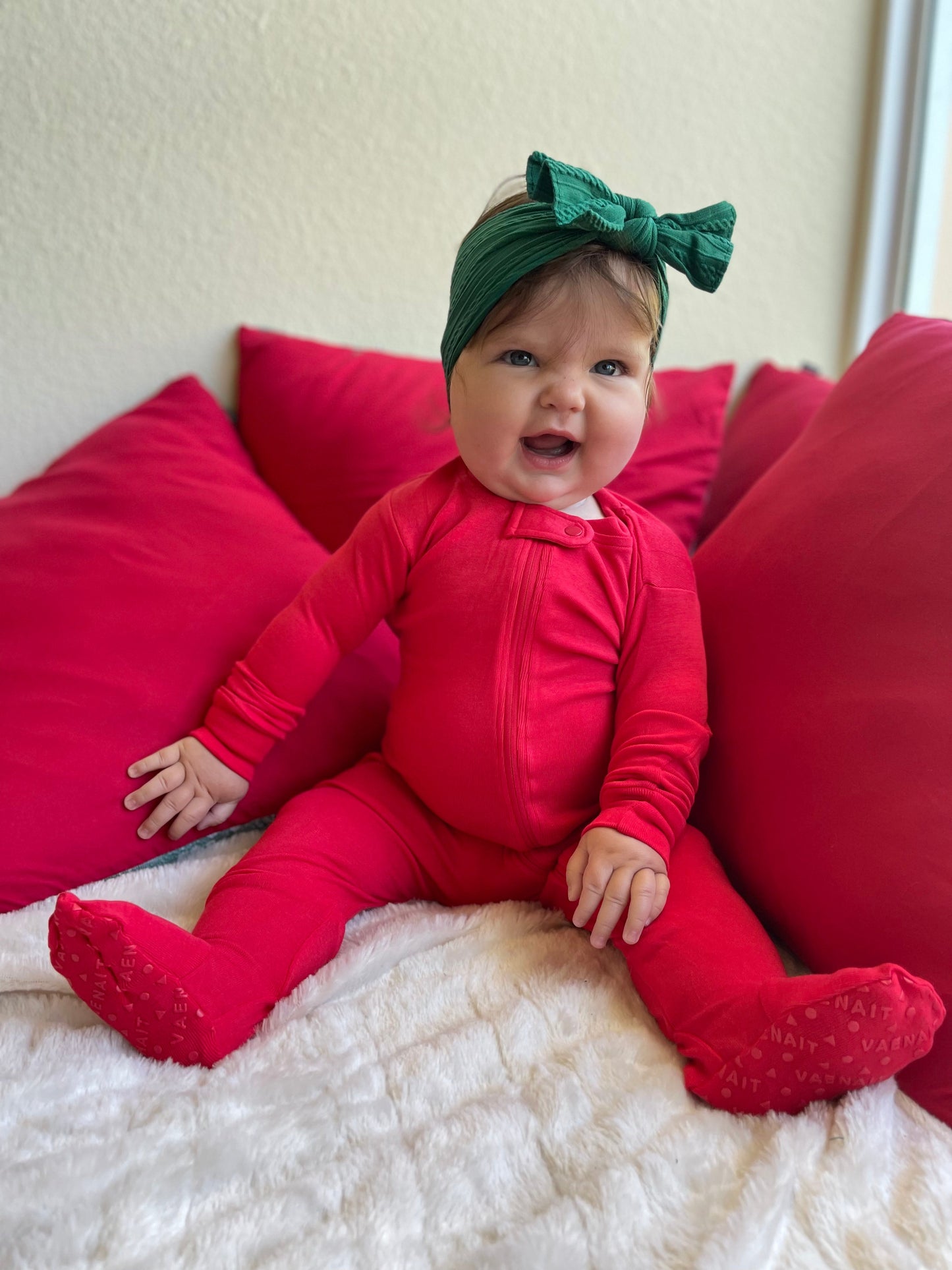 Long Sleeve Footies Jammies - Holly