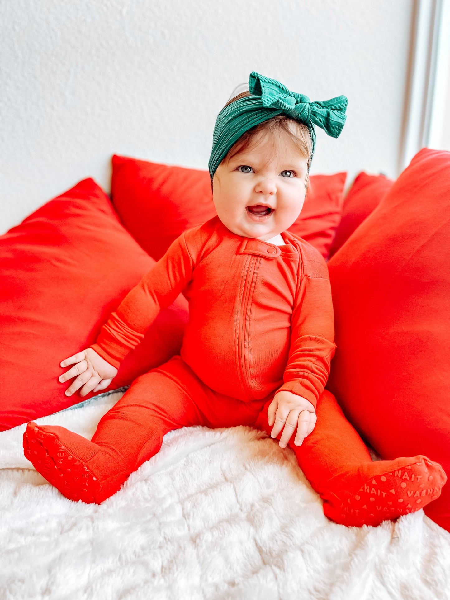 Long Sleeve Footies Jammies - Holly