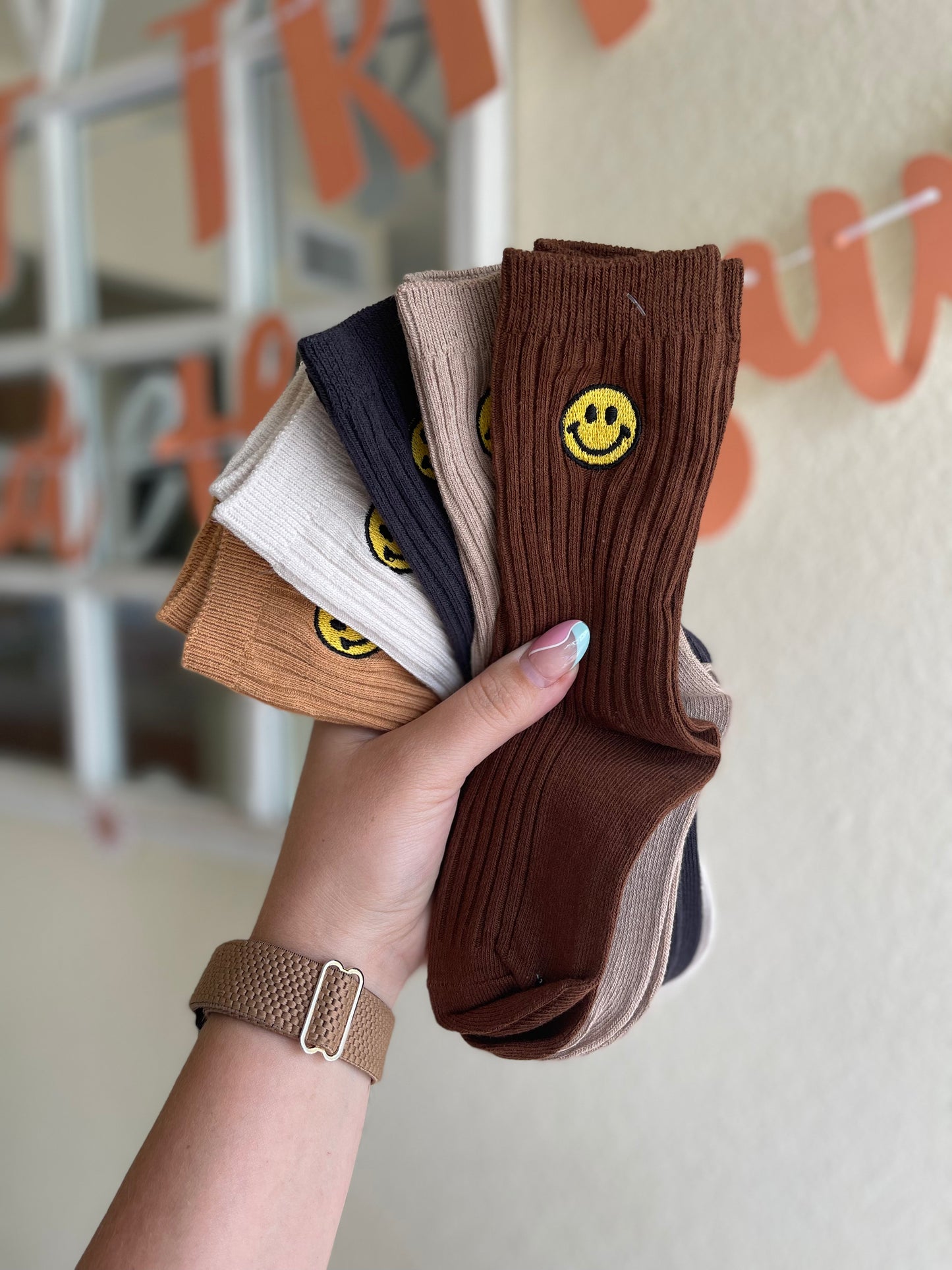Smile Socks - Neutrals