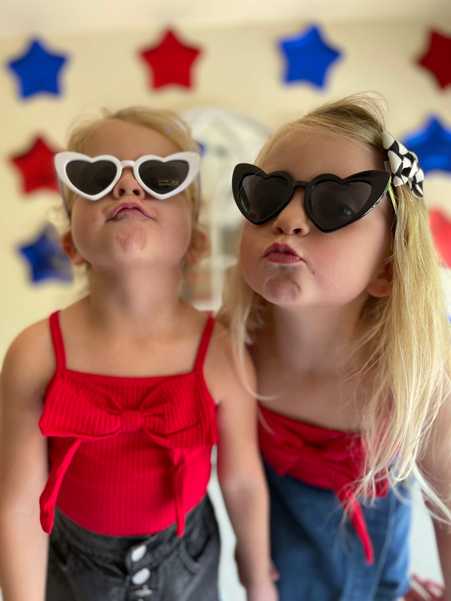 Retro Heart Sunnies - MAMA & MINI - Black