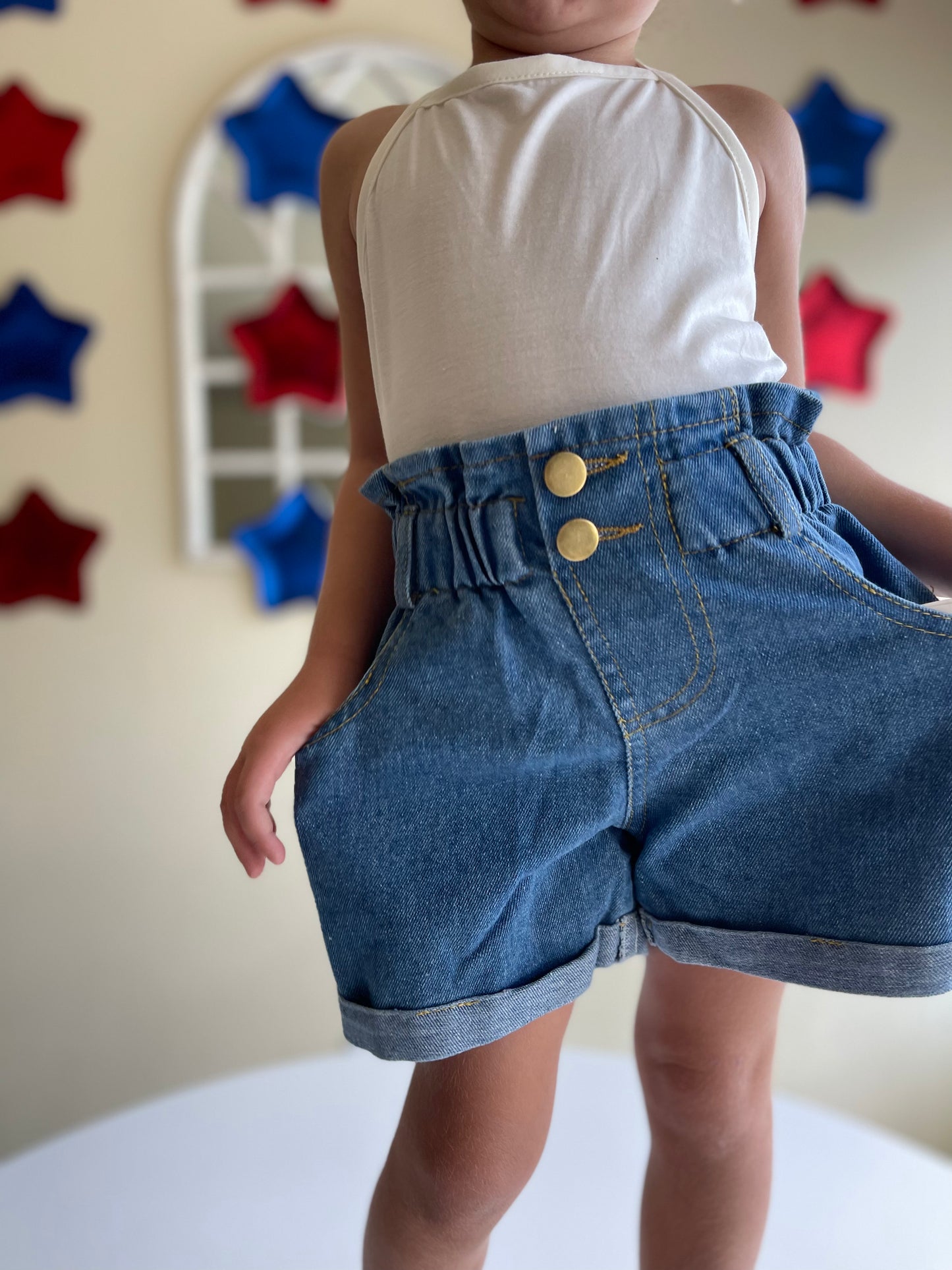 PaperBag Shorts - light wash