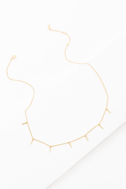 Tassel Drop Necklace - 2 Colors