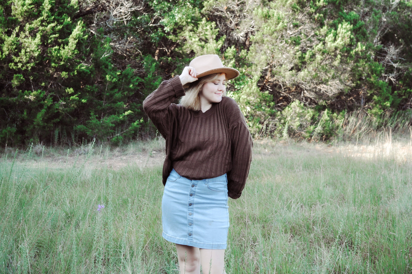 Brown Vacay Sweater