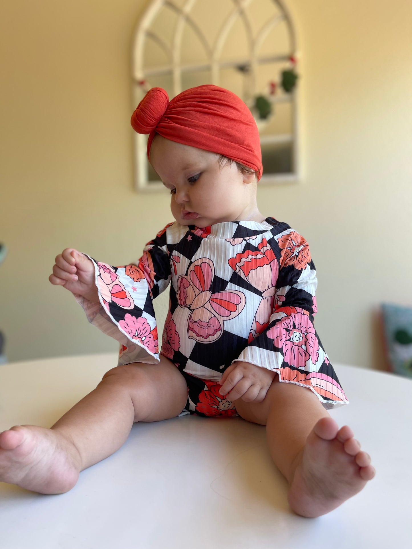 Checkered Love Romper