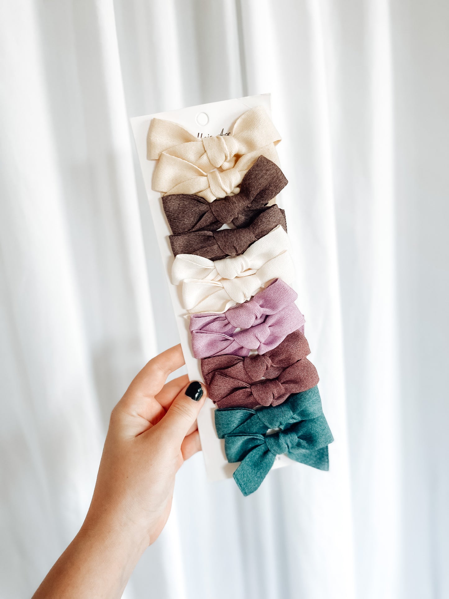 LARGE Piggy Set Bows - 2 Color Sets