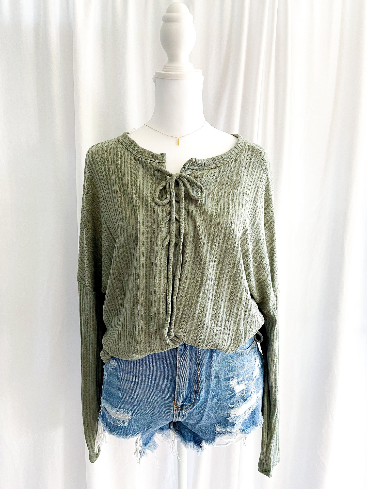 Lace Me Up Long Sleeve