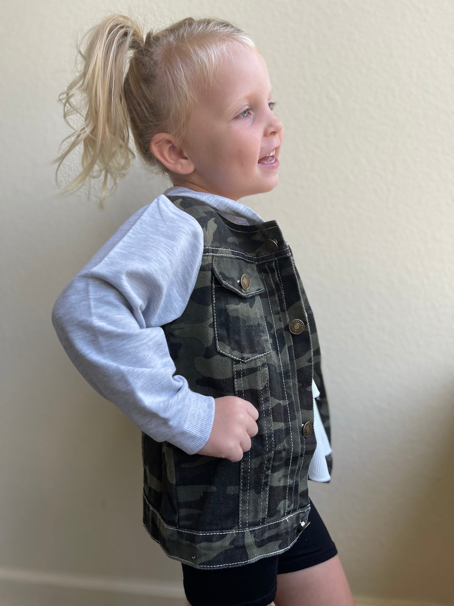 Camo Denim Jacket