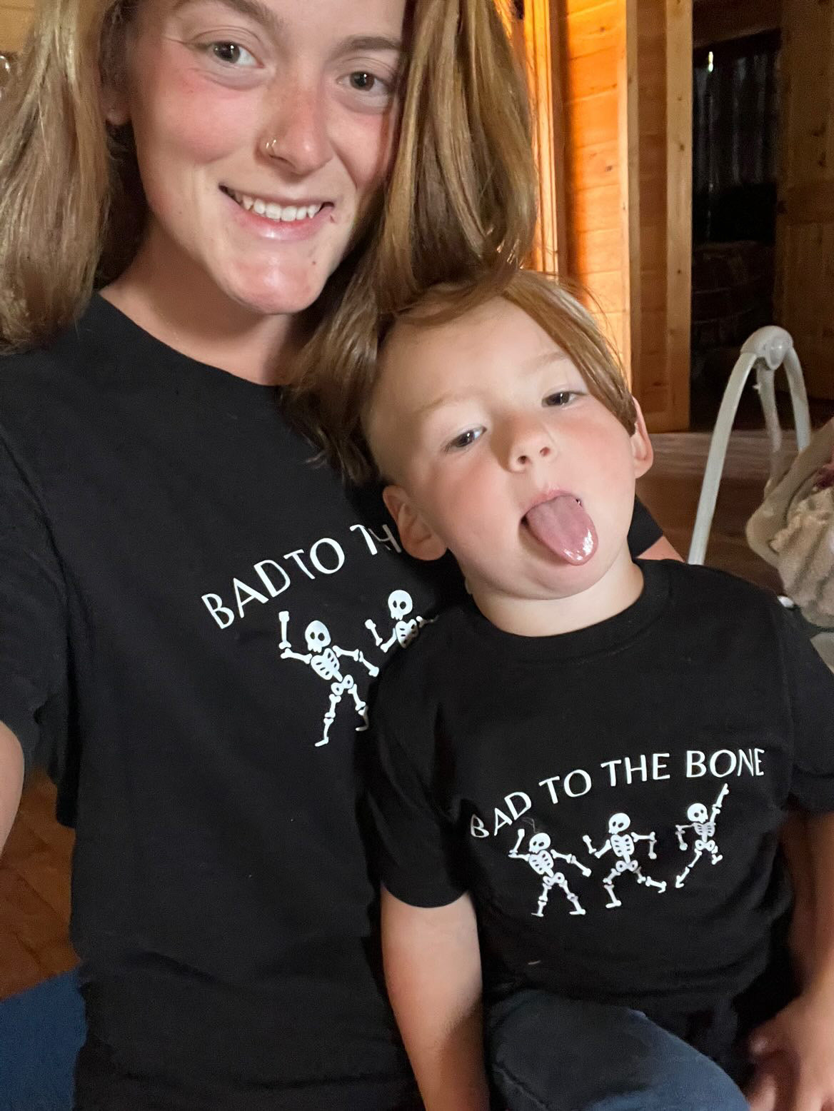 Bad To The Bone Graphic (MAMA & MINI) - MAMA