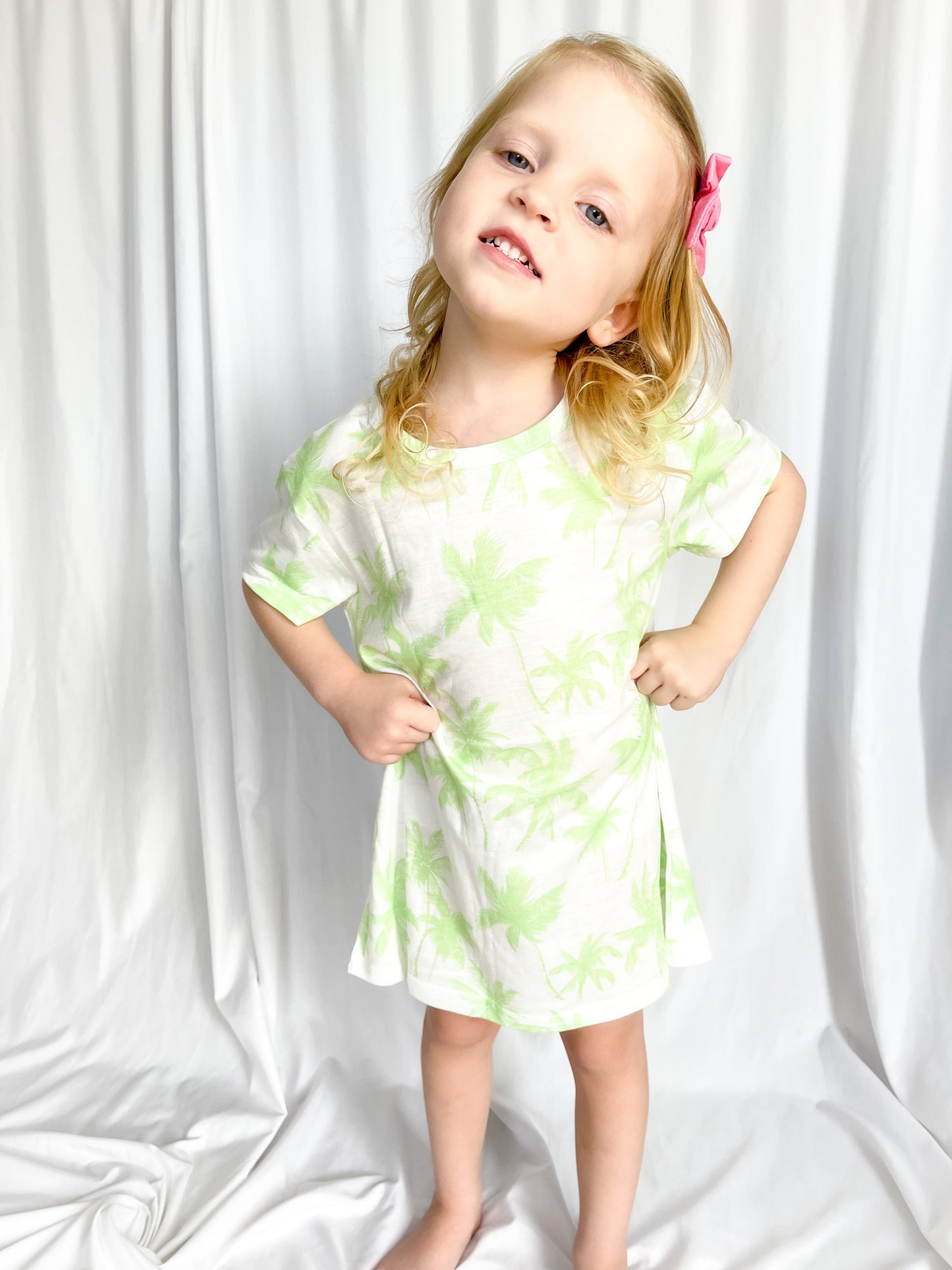 Neon Palm Dress