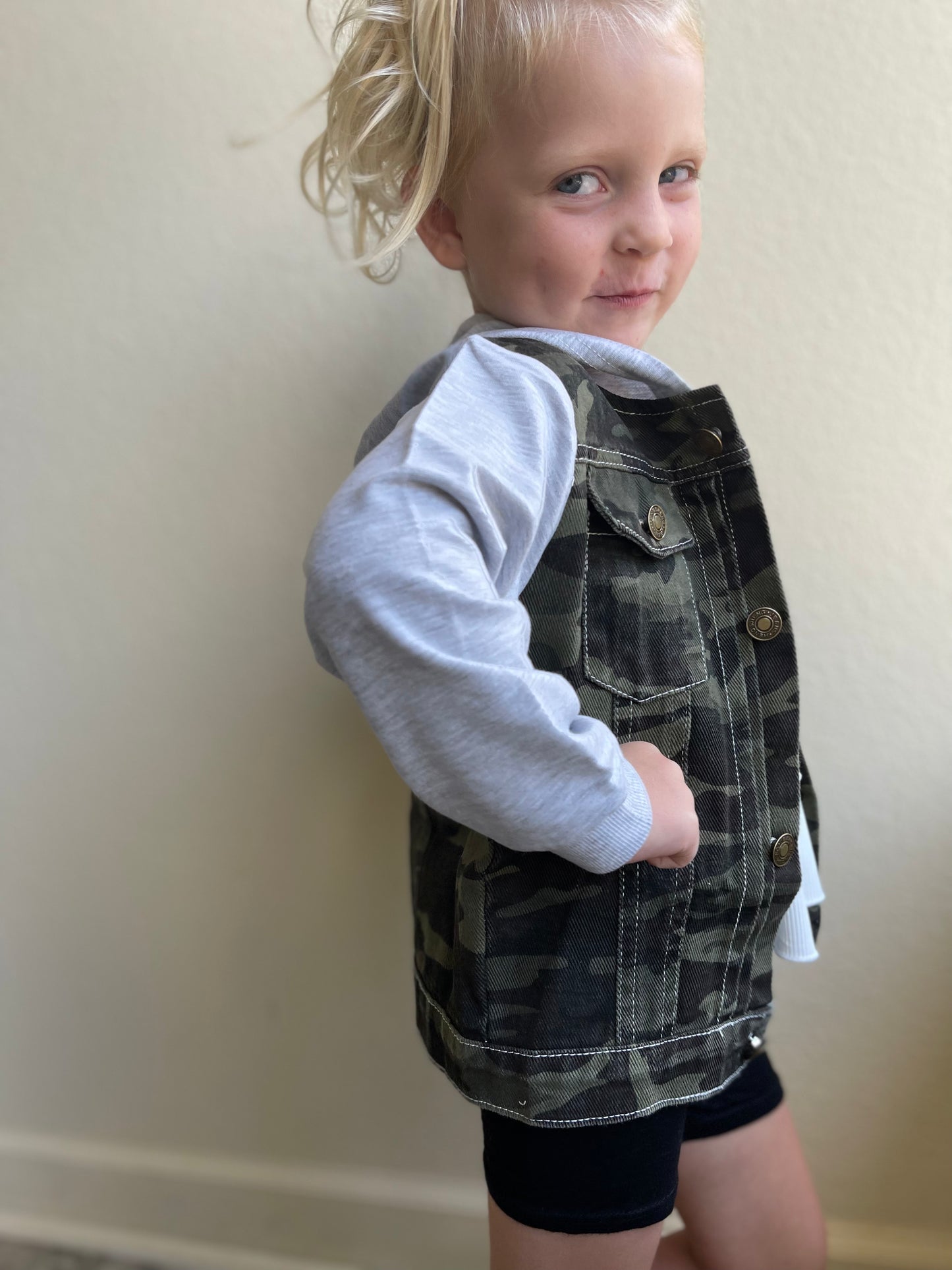Camo Denim Jacket