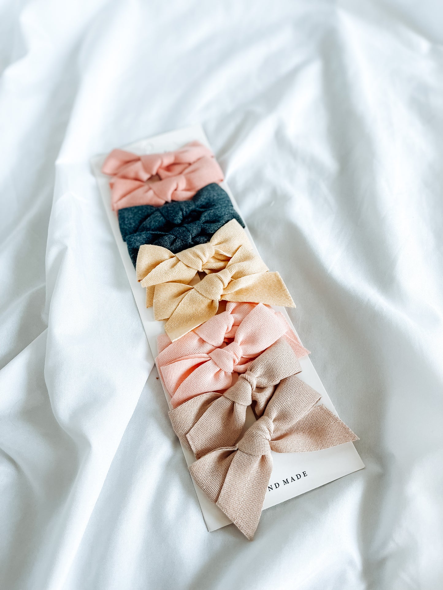 LARGE Piggy Set Bows - 2 Color Sets