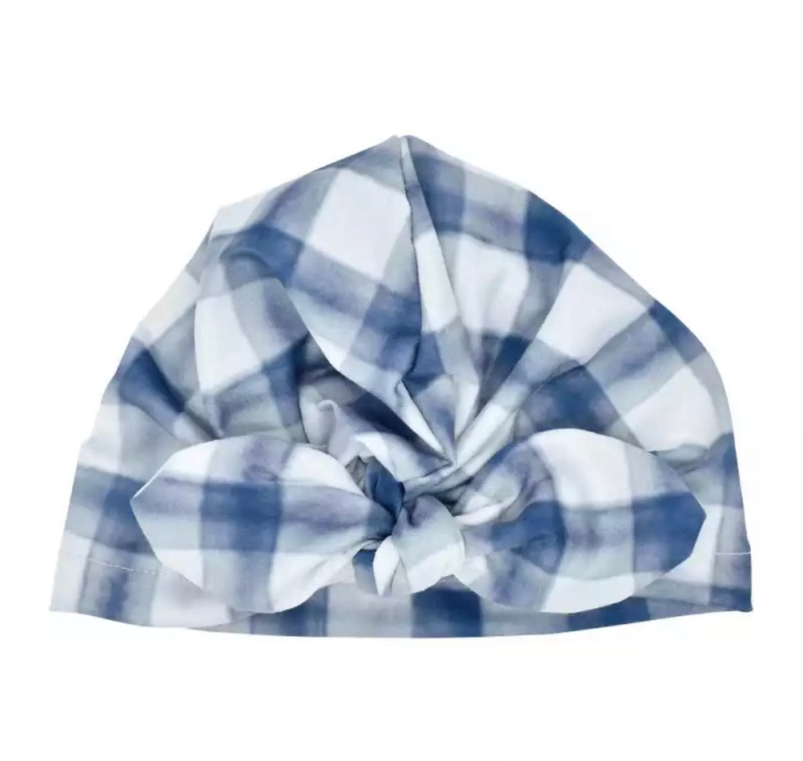 Plaid Head Wraps - 2 Colors