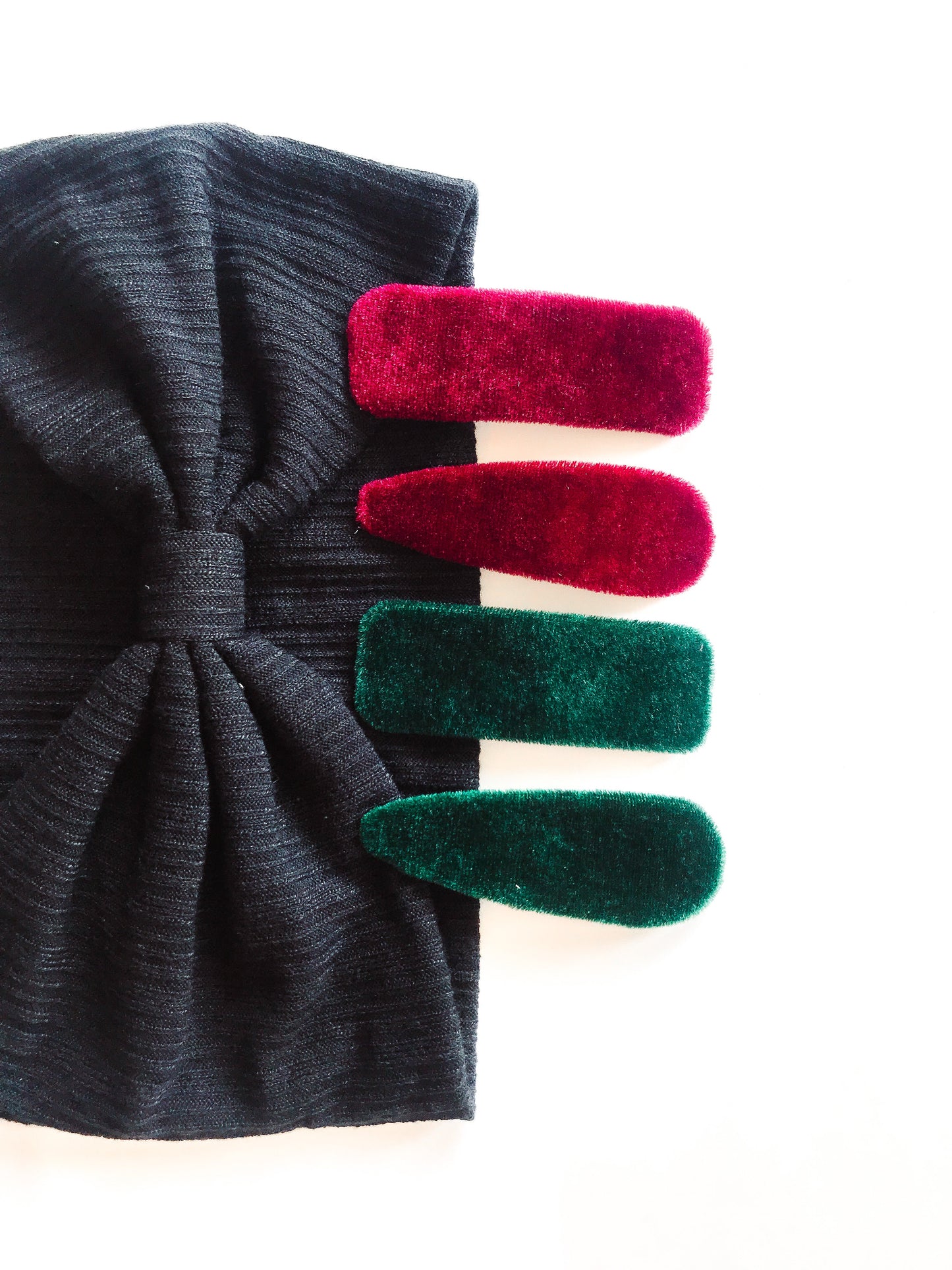 Holiday Velvet Clips