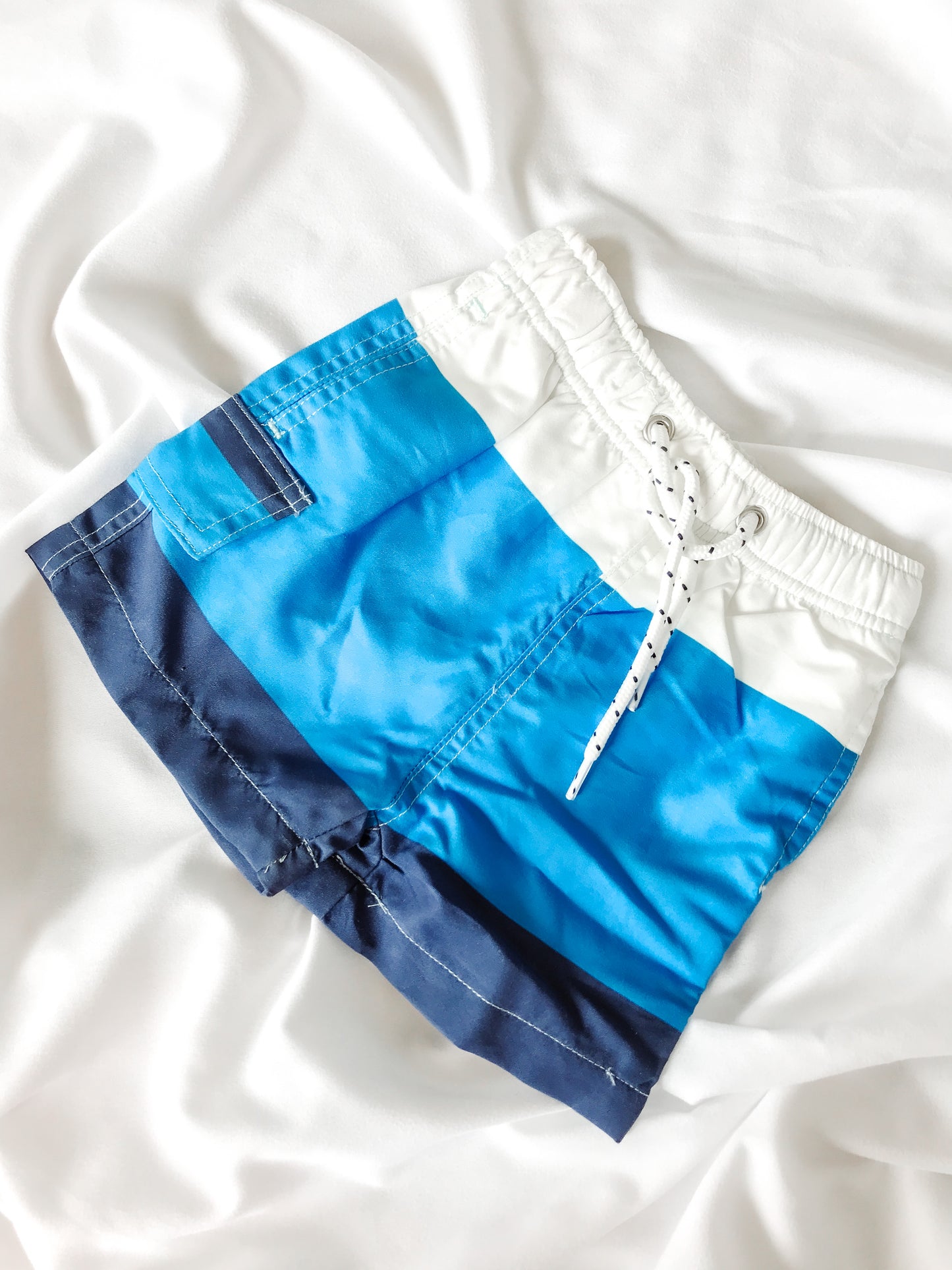 Bold Blue Swim Trunks