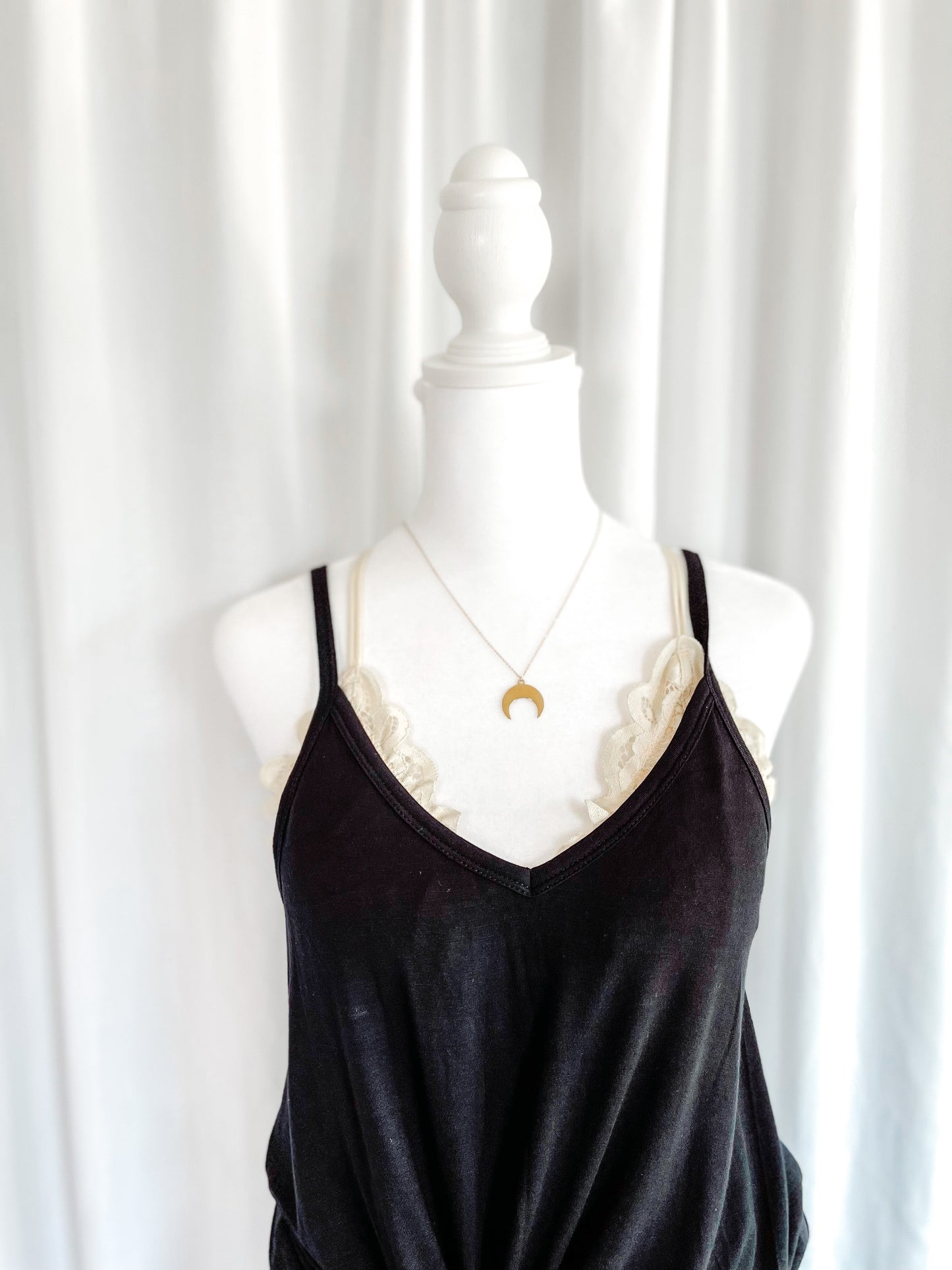 Waterfall Tank - Black