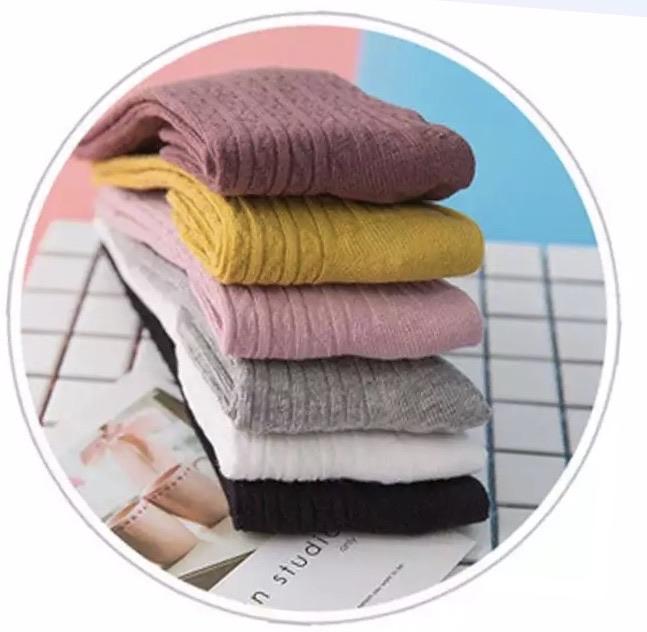 Knitted Knee High Socks - 5 Colors - RESTOCK