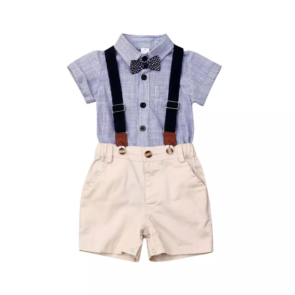 Blue Little Gentleman Set