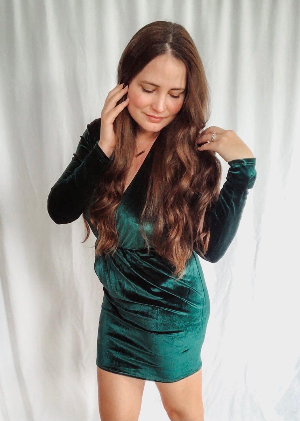 Under The Mistletoe Dress - LARGE ONLY