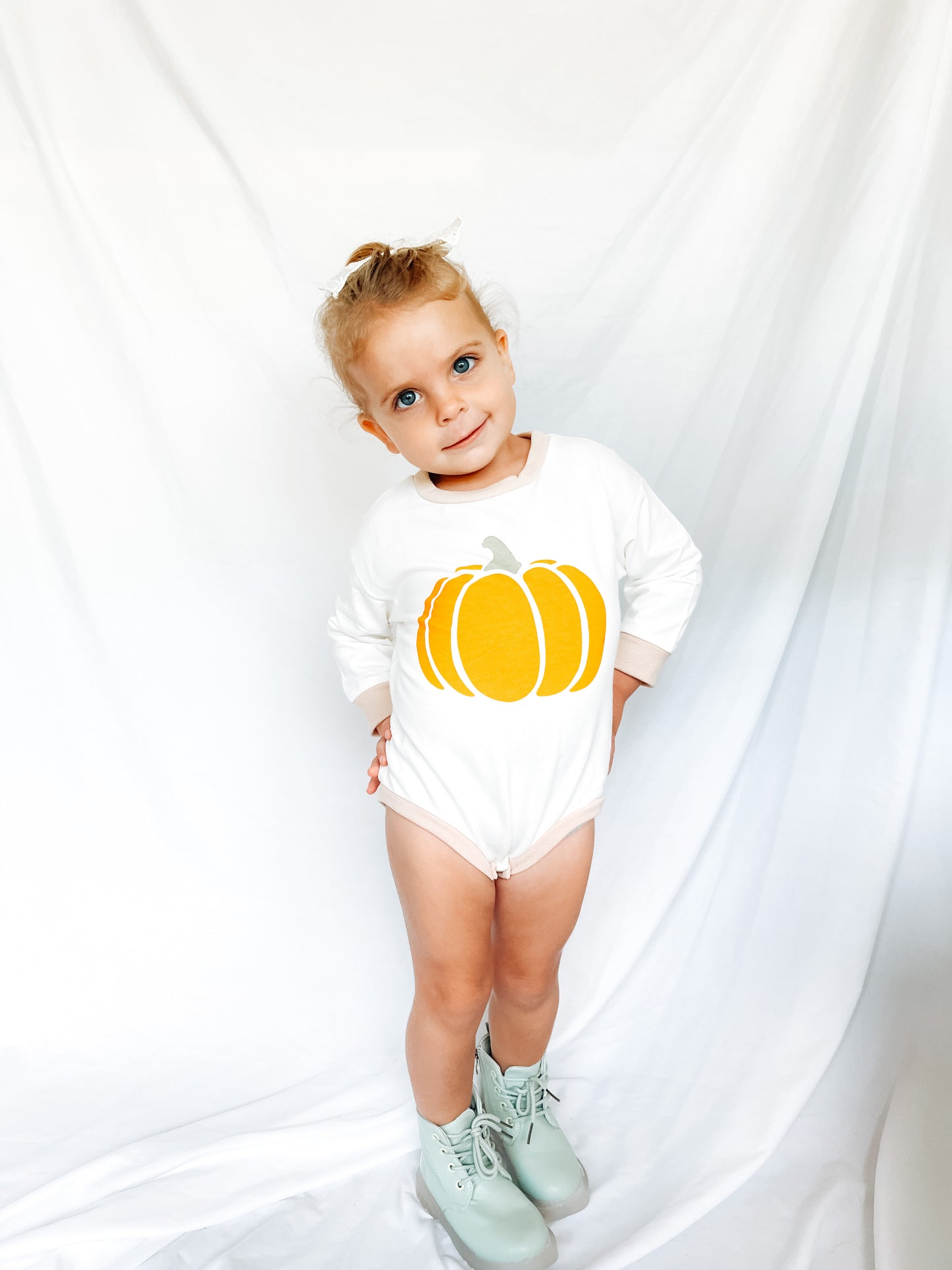 QT Pumpkin Romper