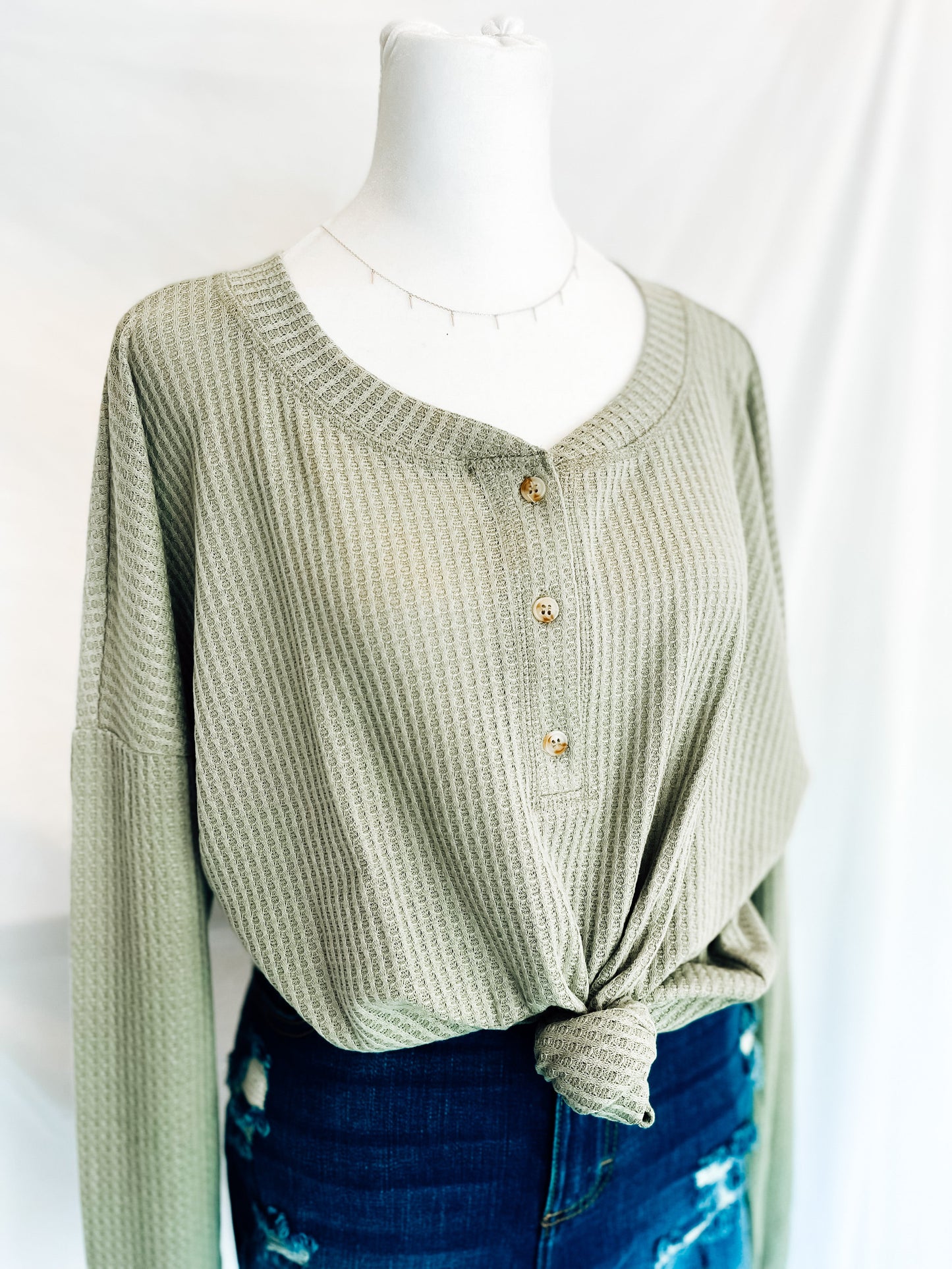 Run Away With Me Top - Olive